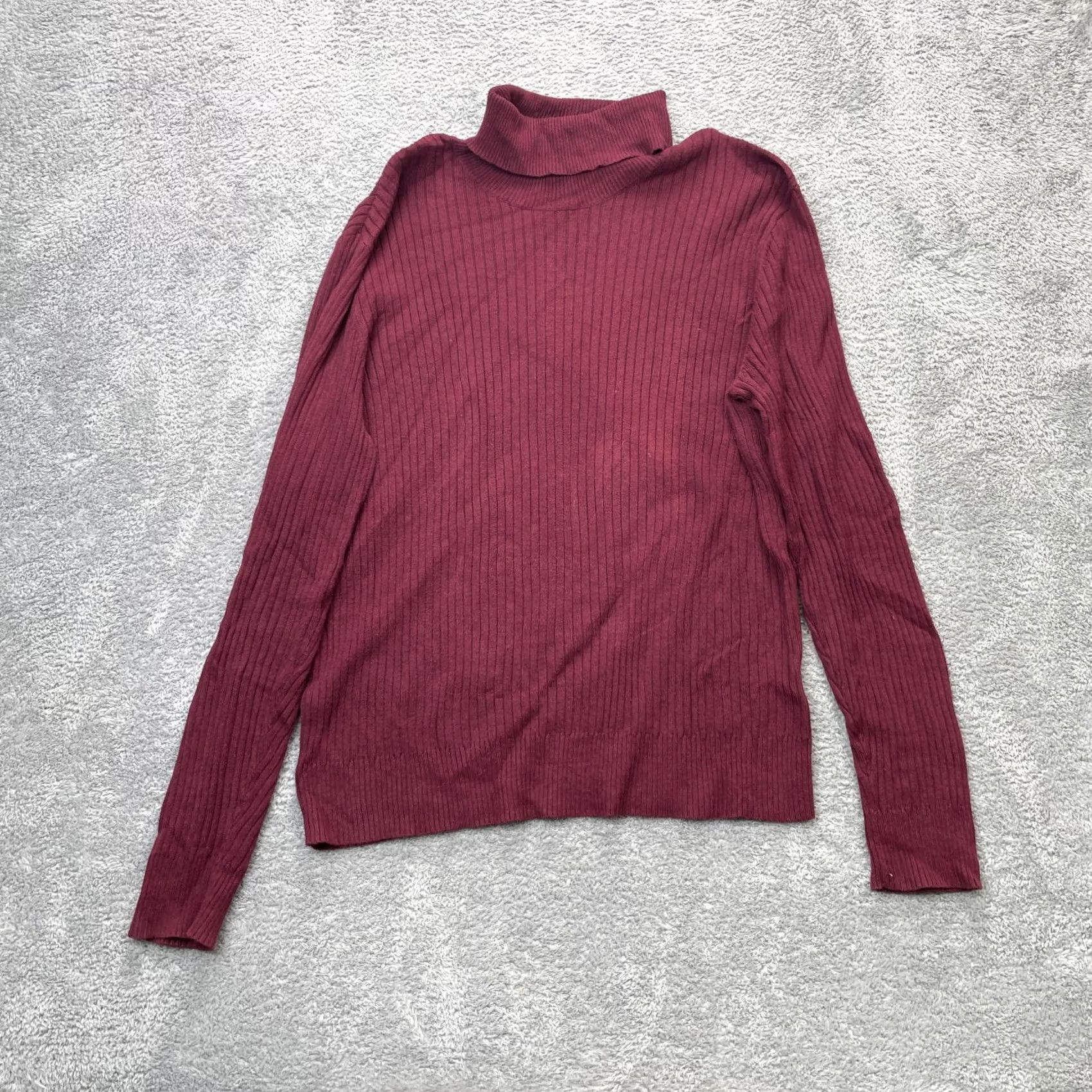 Gap Gap Sweater Mens Large Red Turtleneck Tight-Knit Pullover Ribbed Knit Casual Shirt Jumper (Men) Holiday, Winter Color: Red Size US L / EU 52-54 / 3 - 2 Thumbnail