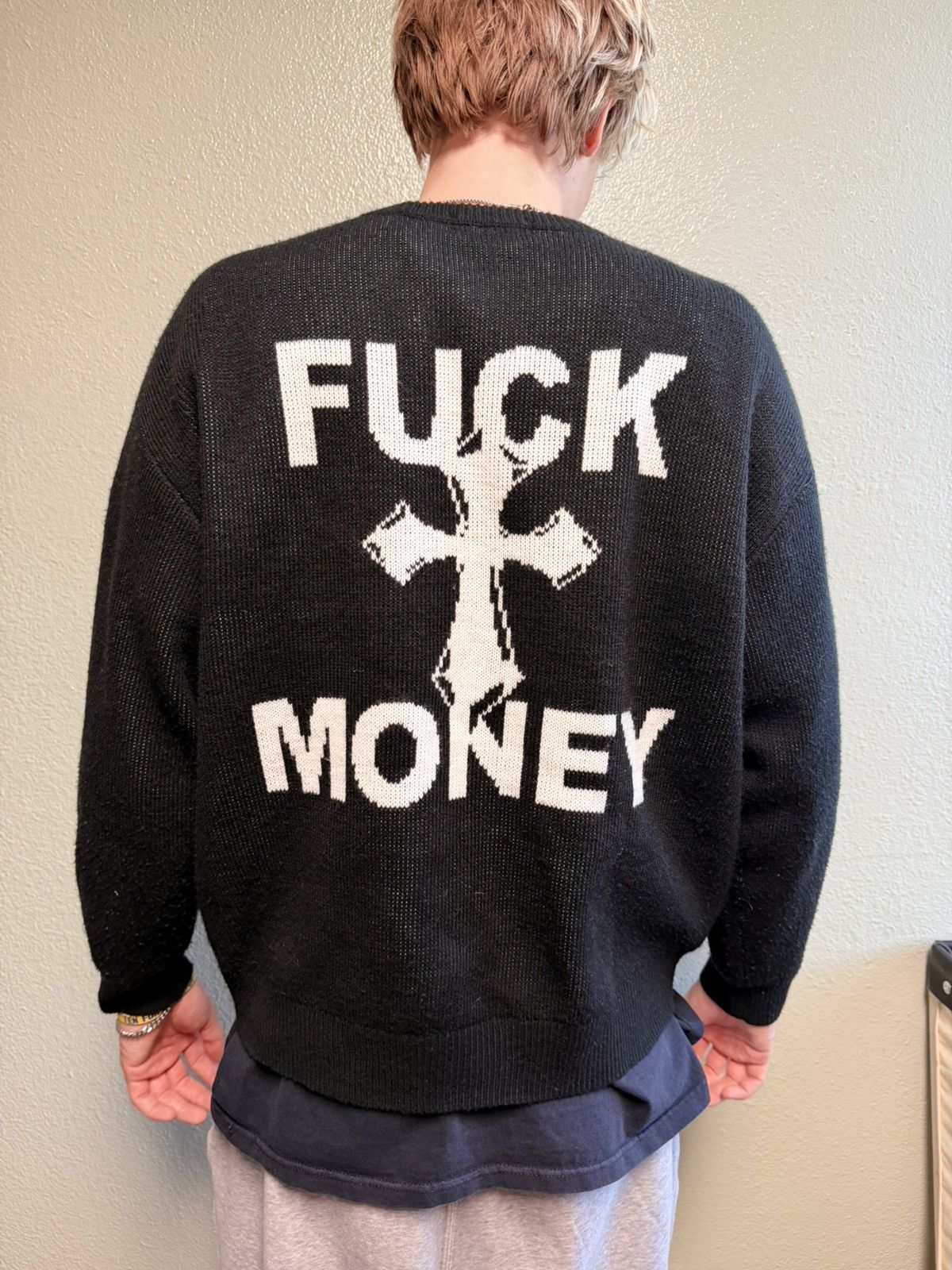 Supreme Fuck Sweater | Grailed