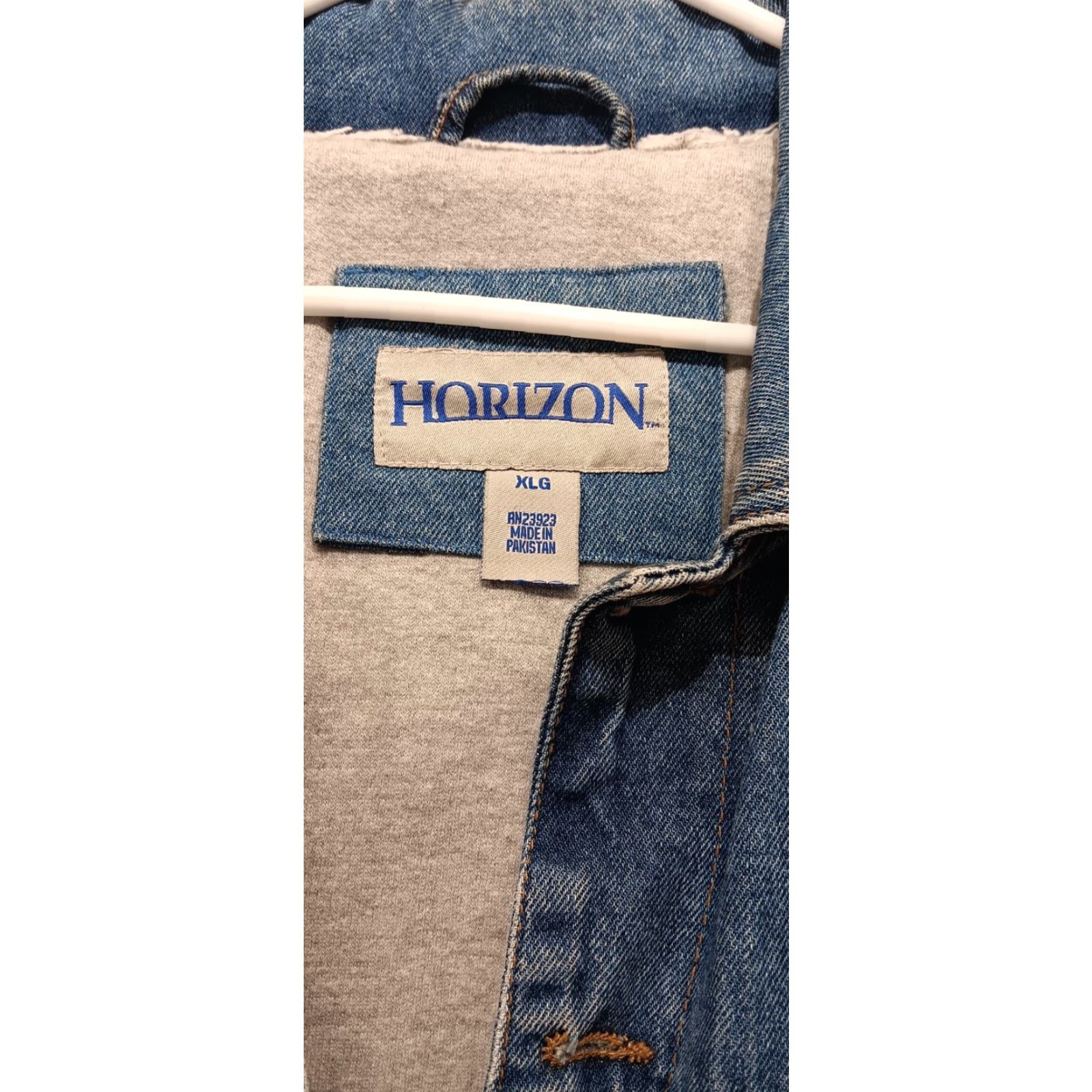Doublet VINTAGE Horizon Jacket Coat XL Denim Medium Wash Back Button Lined Outerwear Men Varsity 90s Size US XL / EU 56 / 4 - 6 Thumbnail