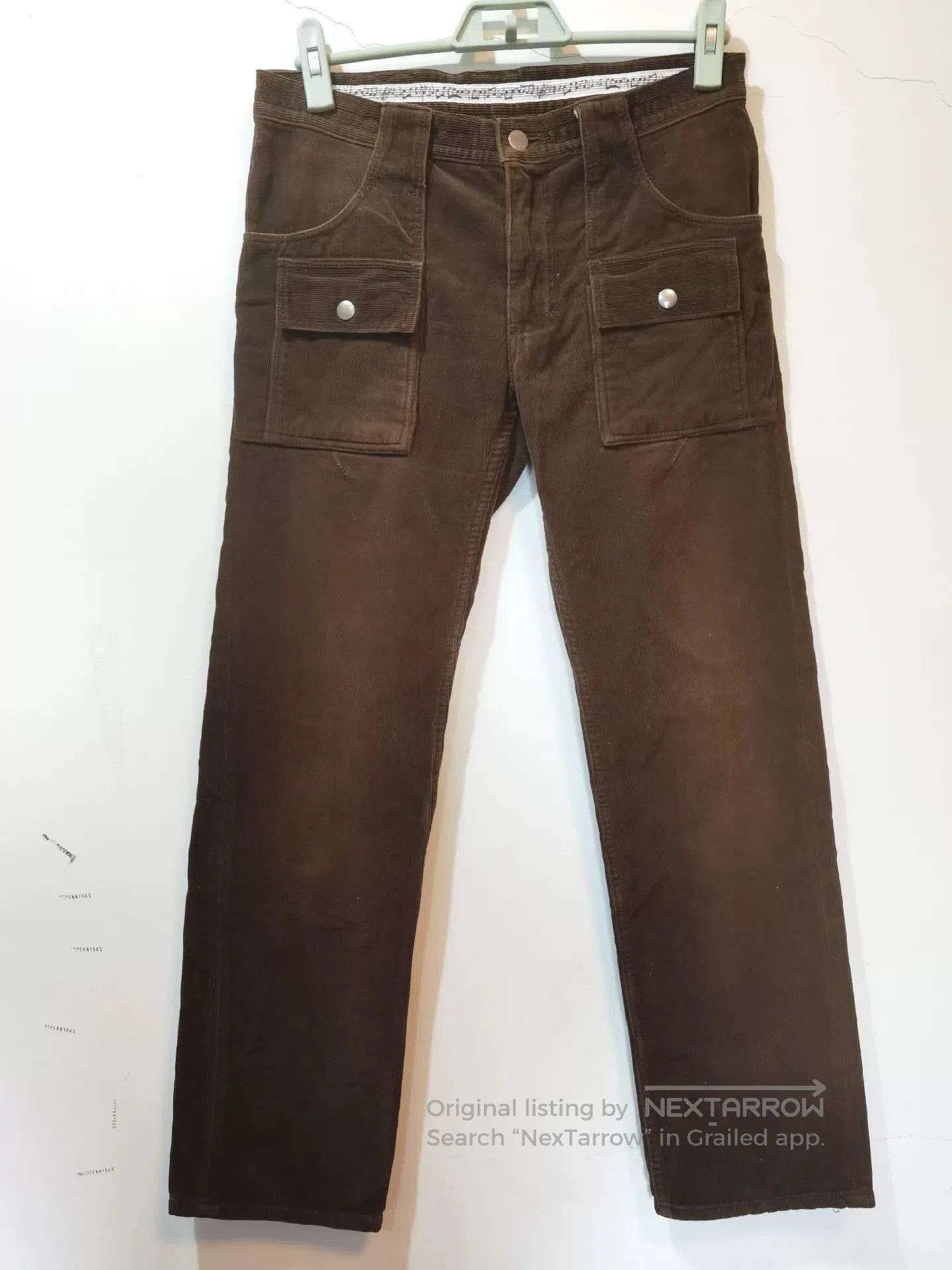 Number (N)ine Number (n)ine Brown Corduroy Pants. Size US 28 / EU 44 - 1 Thumbnail