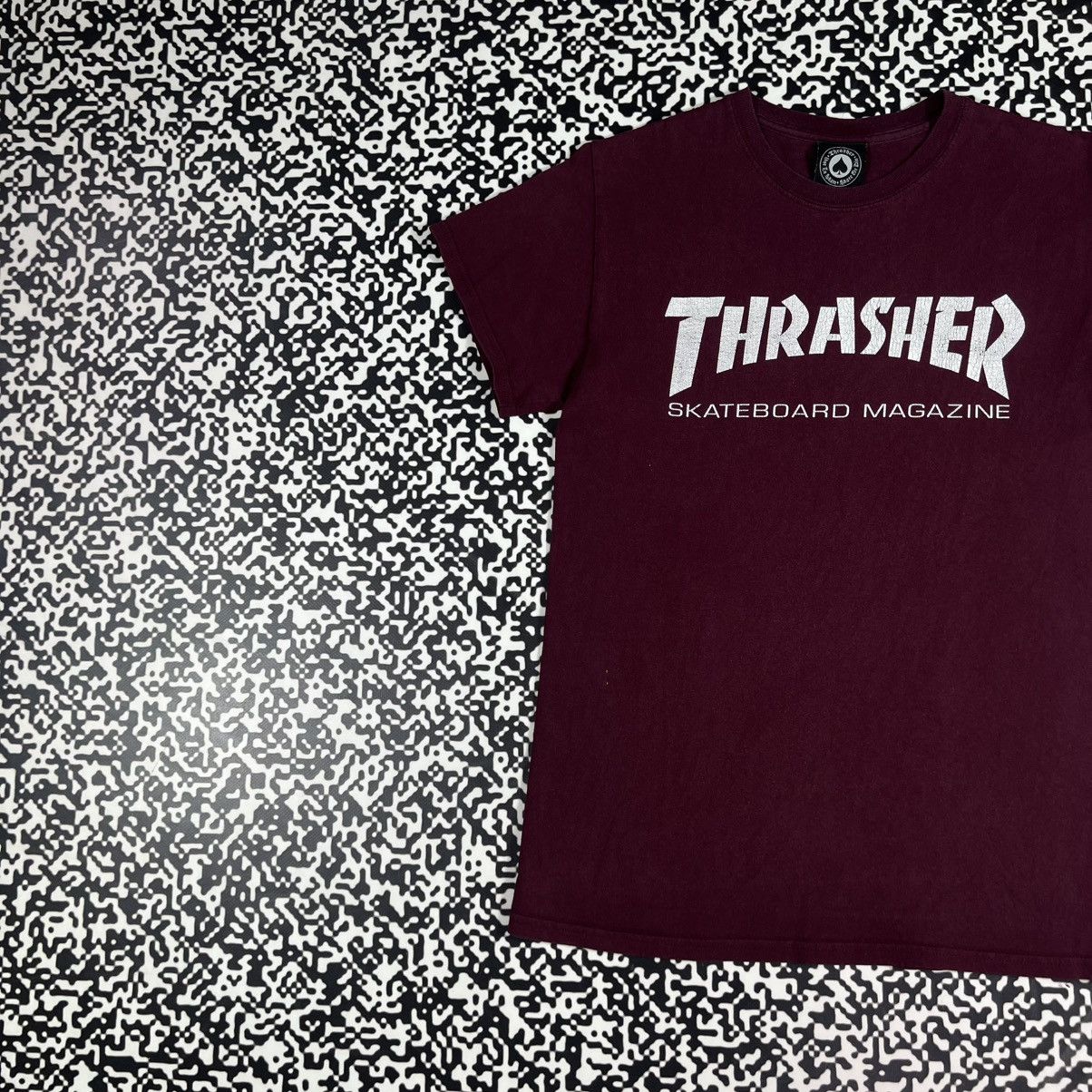 Thrasher Vintage Y2K Thrasher Big Logo SK8 Skateboard Magazine Tshirt Size US S / EU 44-46 / 1 - 2 Thumbnail