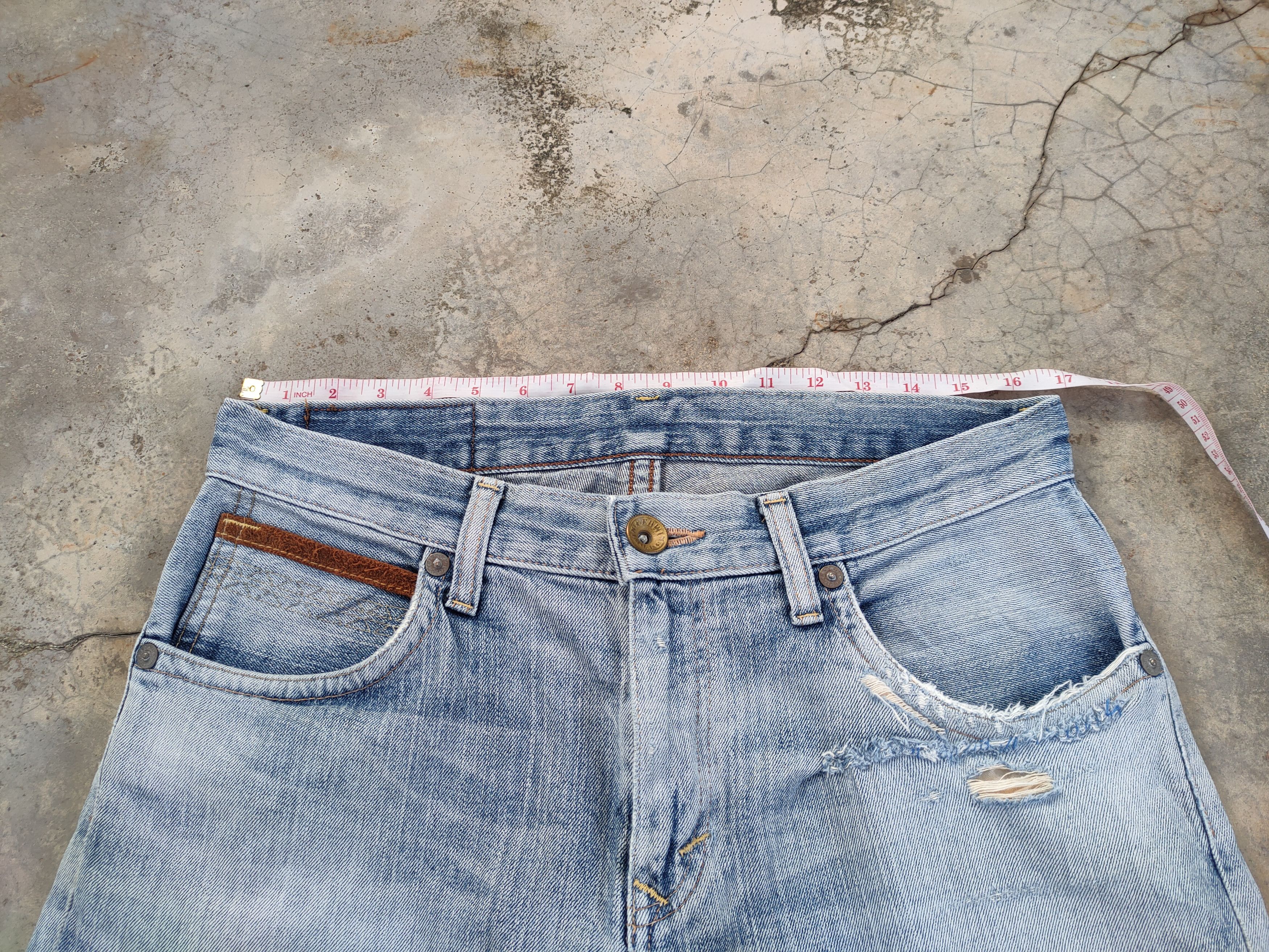 Edwin VINTAGE FADED EDWIN MUD WASHED RIPPEP JEAN DENIM PANTS Size US 33 - 5 Thumbnail