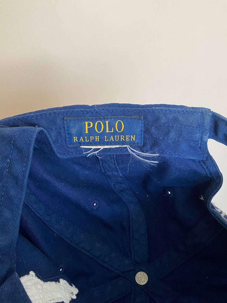 Polo Ralph Lauren 3 Polo Ralph Lauren Vintage Blue Cap Drill Logo Size ONE SIZE - 6 Thumbnail