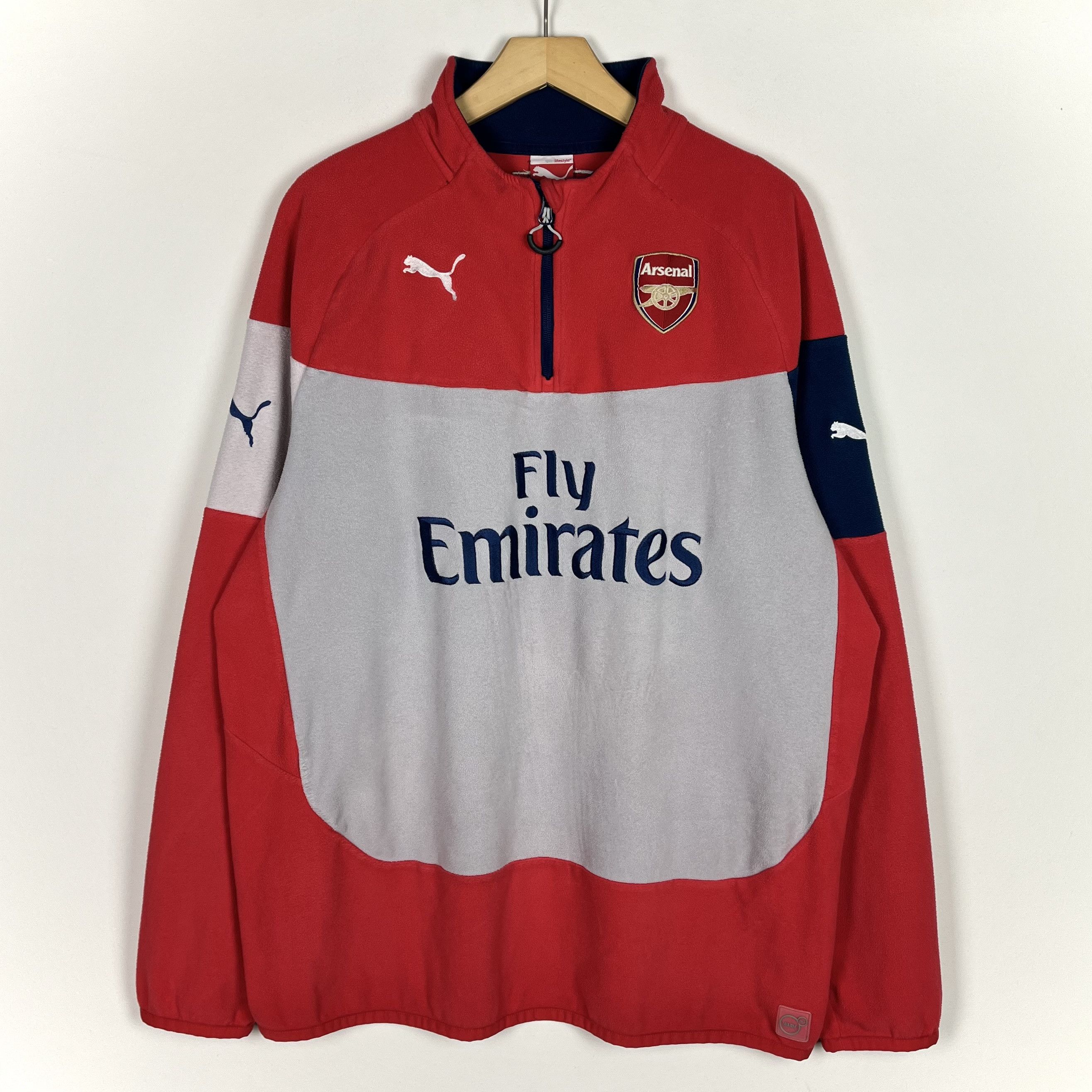 Puma Puma FC Arsenal Big Logo Training Fleece Jacket 2014/2015 Size US XXL / EU 58 / 5 - 1 Thumbnail