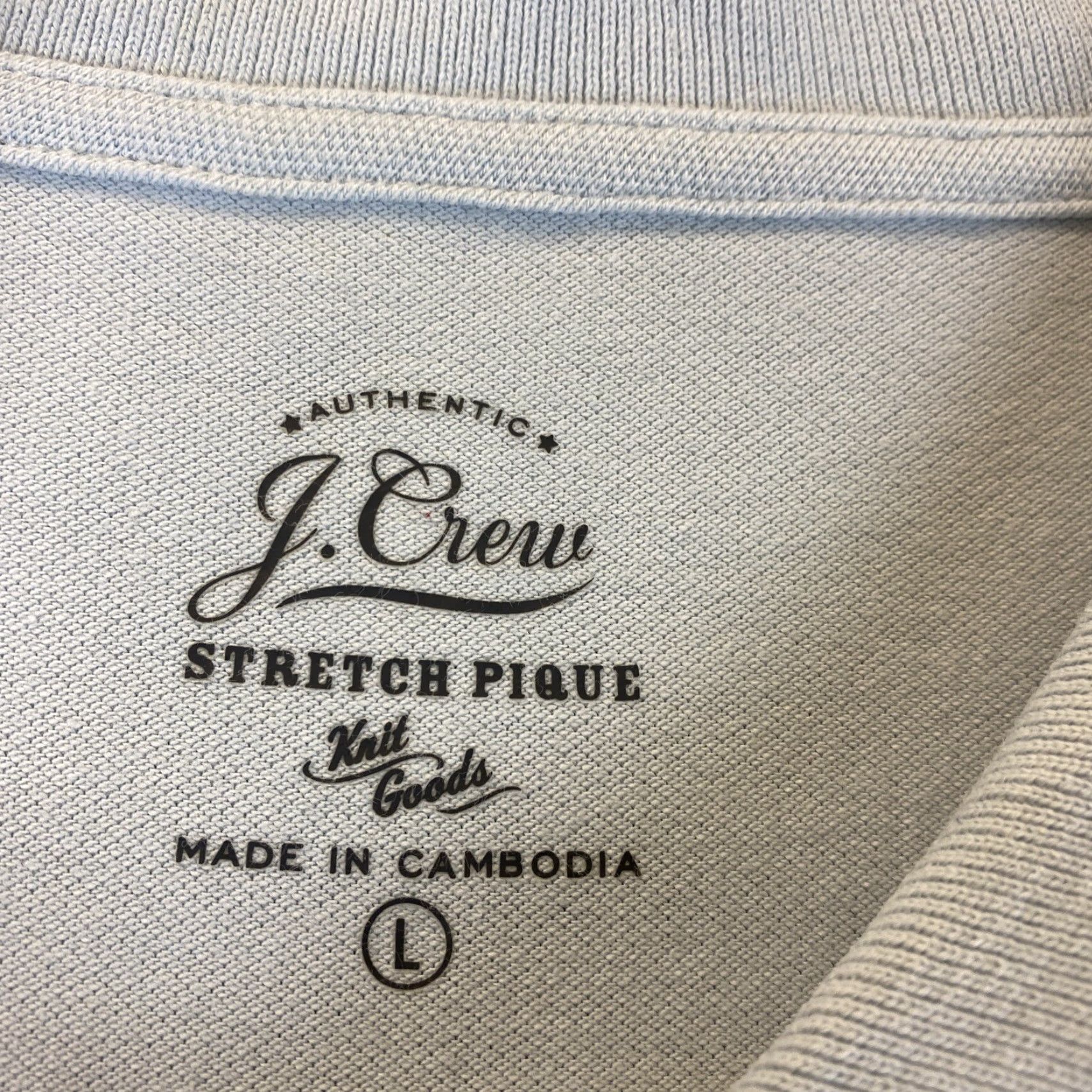 J.Crew J.CREW Polo Shirt Mens Large Blue Short Sleeve Stretch Pique Casual Men /73-3 Size US L / EU 52-54 / 3 - 5 Thumbnail