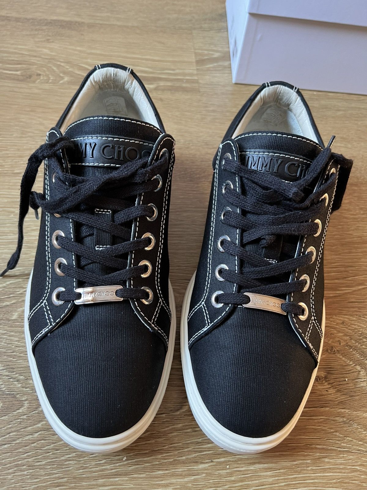 Jimmy Choo Jimmy Choo Canvas Sneakers Size US 9 / EU 42 - 4 Thumbnail