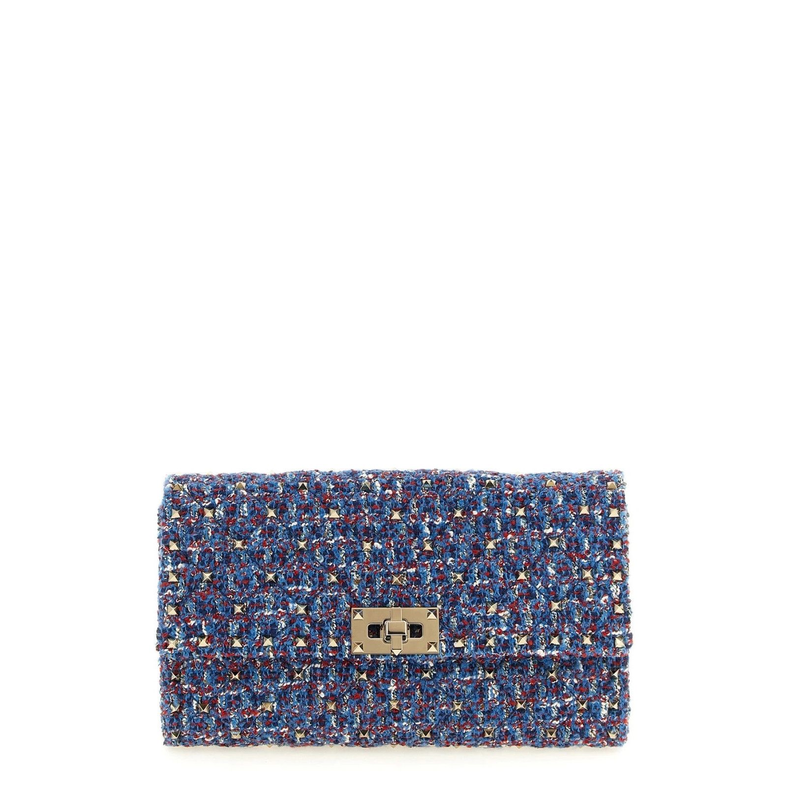 Valentino VALENTINO GARAVANI Rockstud Spike Blue Shoulder Bag New & Au Size ONE SIZE - 1 Thumbnail