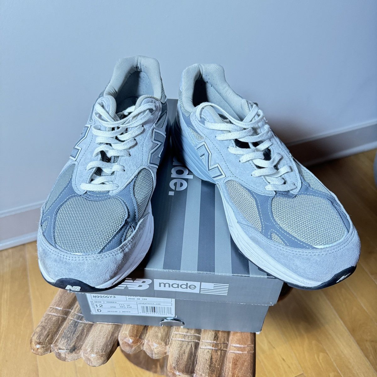 New Balance New Balance 990v3 Grey Size US 12 / EU 45 - 6 Thumbnail