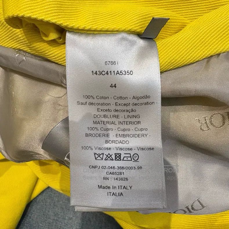 Dior Dior Show yellow dyed hooded denim jacket Size US S / EU 44-46 / 1 - 4 Thumbnail