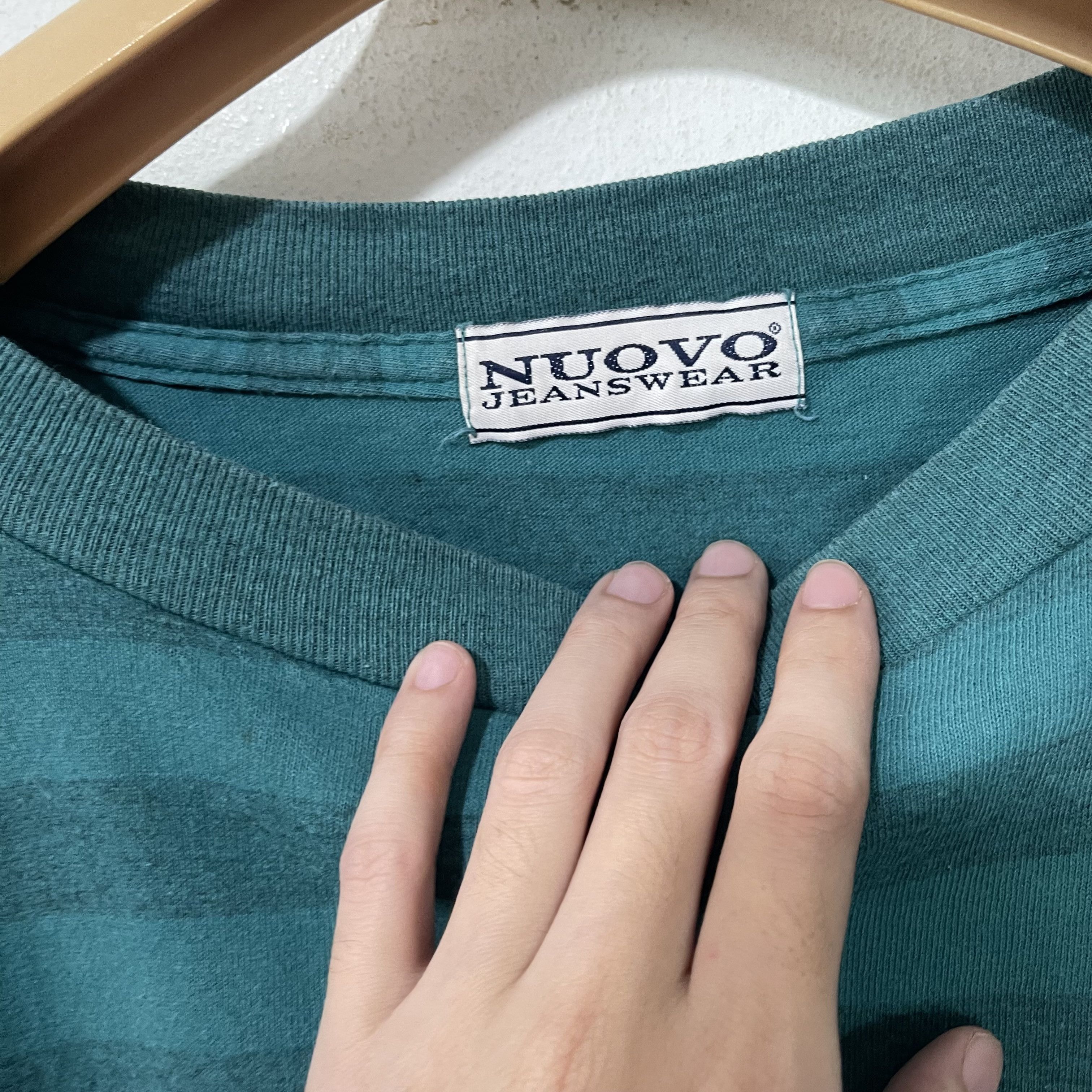 Vintage Vintage 90s Striped T-Shirt Size US XXL / EU 58 / 5 - 6 Thumbnail