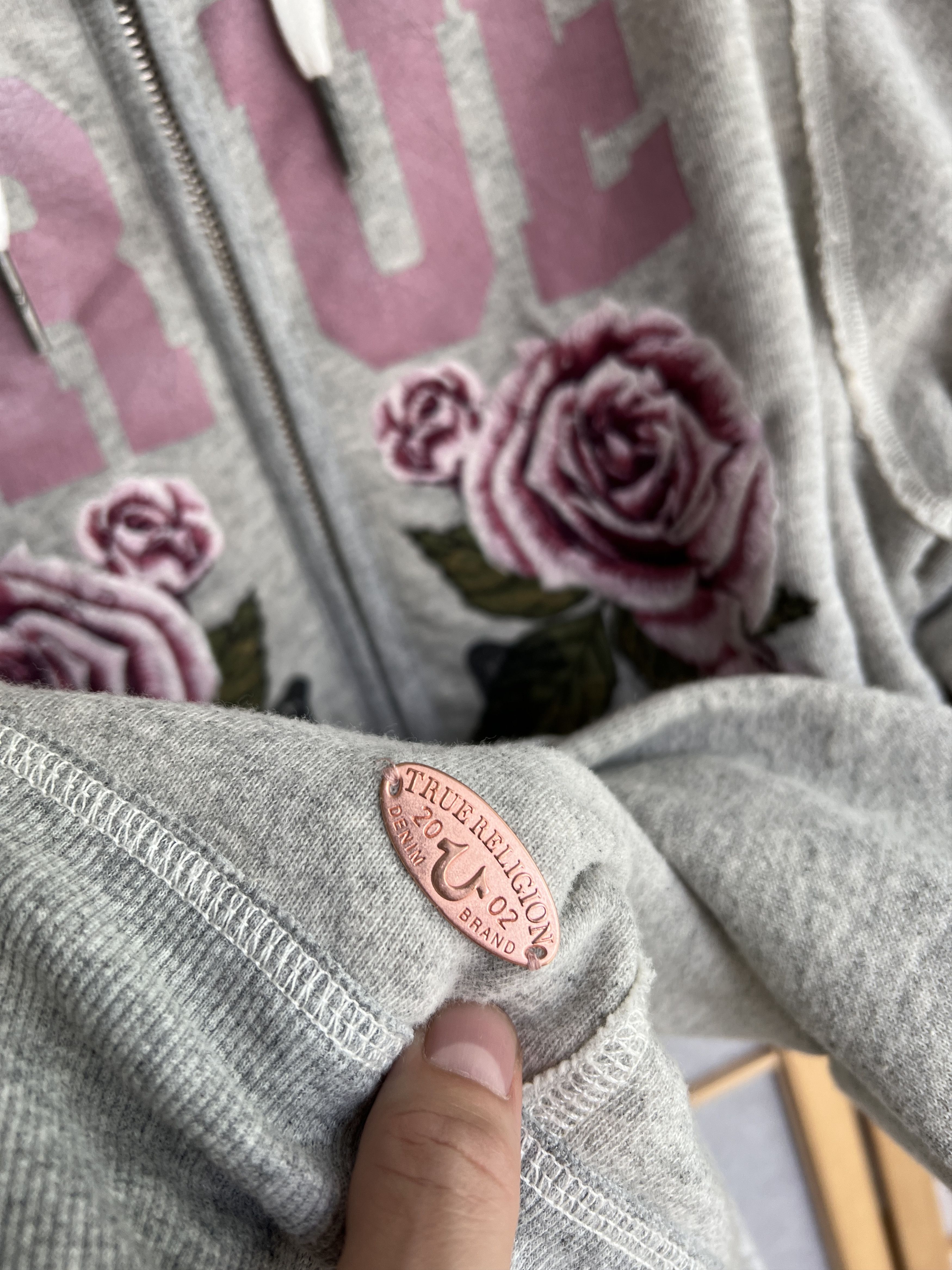 True Religion True Religion Zip up hoodie roses baggy embroidered japanese Size US XXL / EU 58 / 5 - 8 Thumbnail
