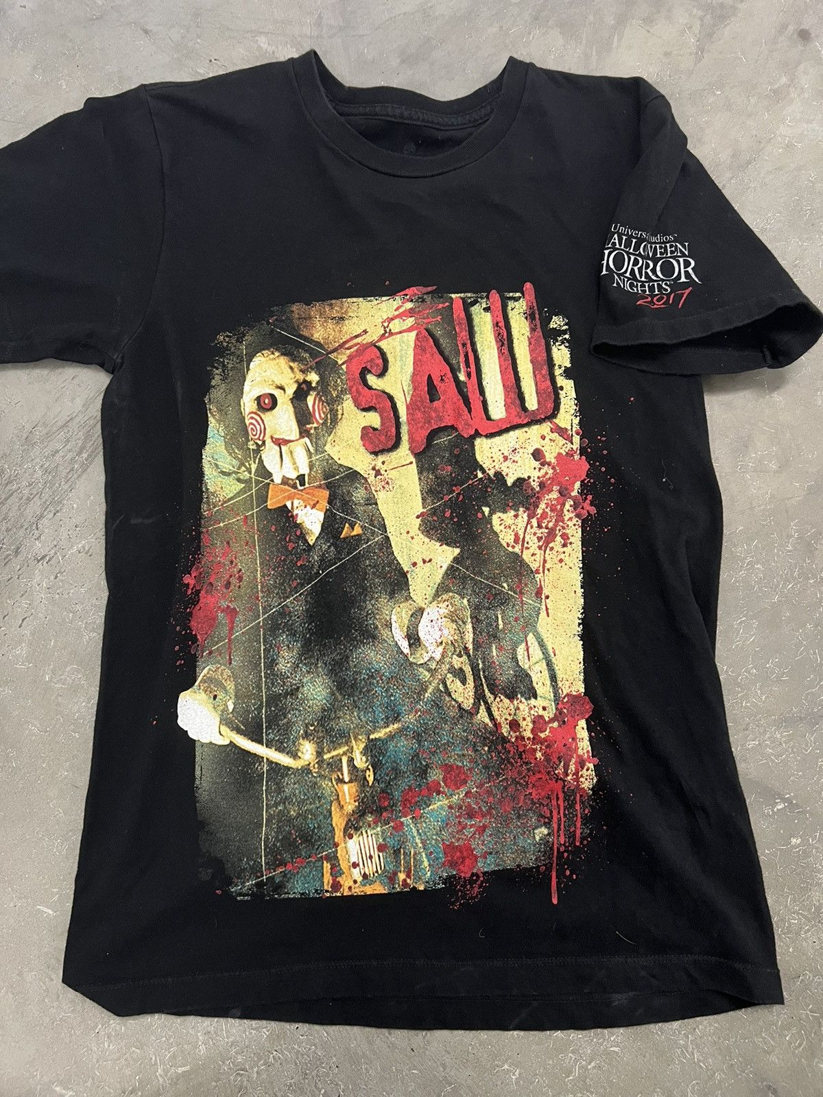 Expert Horror × Universal Studios 2017 universal Halloween horror nights saw house tee Size US S / EU 44-46 / 1 - 1 Thumbnail