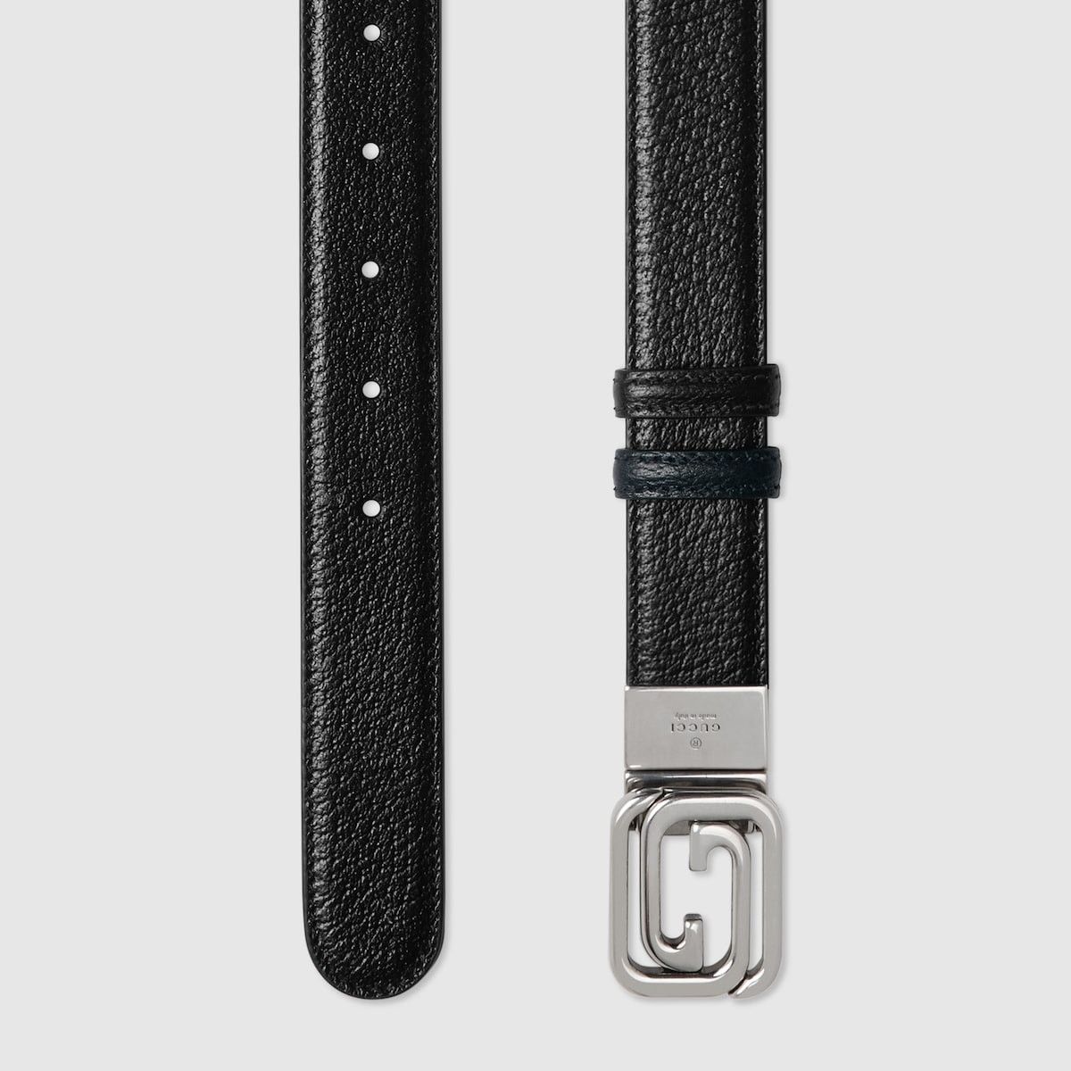 Gucci o1mt1gz0225 Size: 105 / Belt With Gucci Plaque Buckle Black Size 40 - 3 Thumbnail