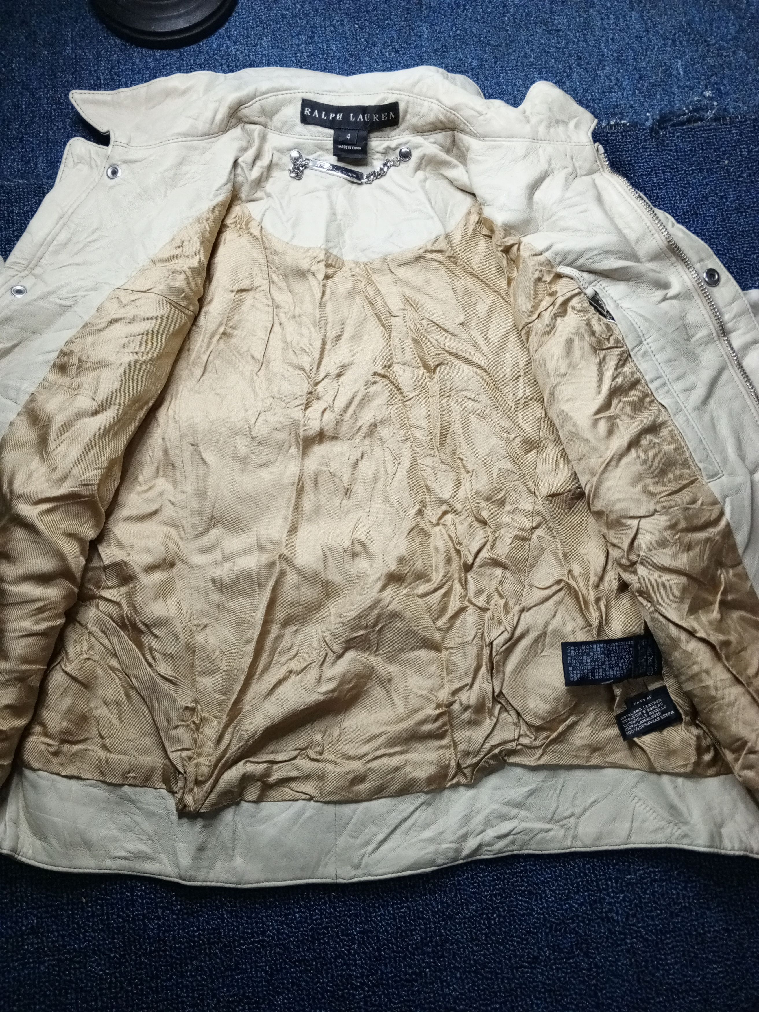 Leather × Polo Ralph Lauren × Ralph Lauren RALPH LAUREN LEATHER JACKET Size M / US 6-8 / IT 42-44 - 5 Thumbnail