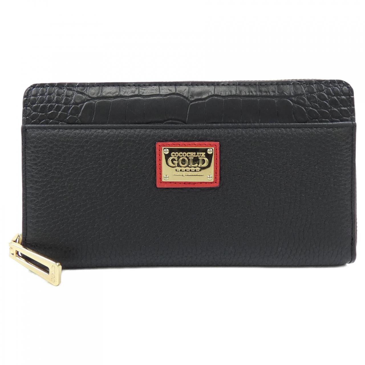 Other COCOCELUX GOLD Wallet Leather Long Wallet DUTY FREE for USA