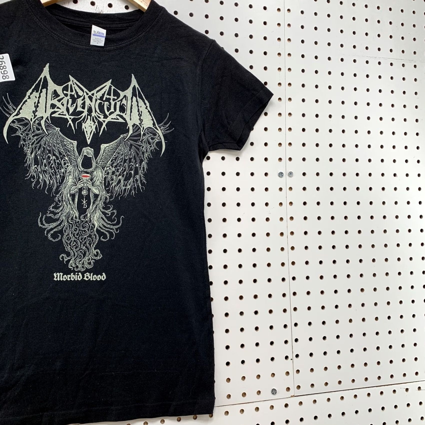 Tultex Morbid Blood Demonic Shirt Black Double Sided Demon Adult Small Size US S / EU 44-46 / 1 - 5 Thumbnail