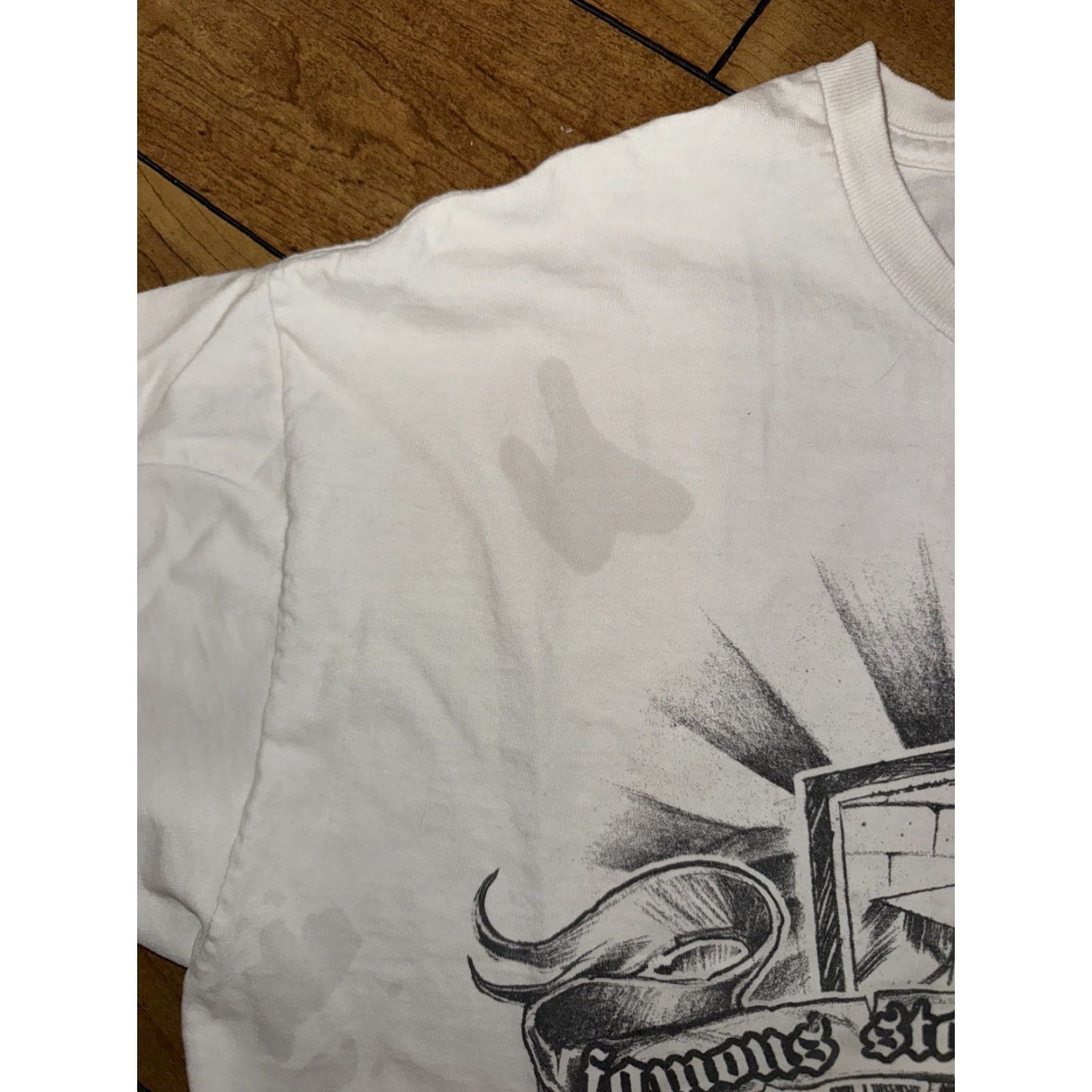 Vintage Famous Stars & Straps T-Shirt White L 2K Y2K Stars Straps Mens Adults Size US L / EU 52-54 / 3 - 4 Thumbnail