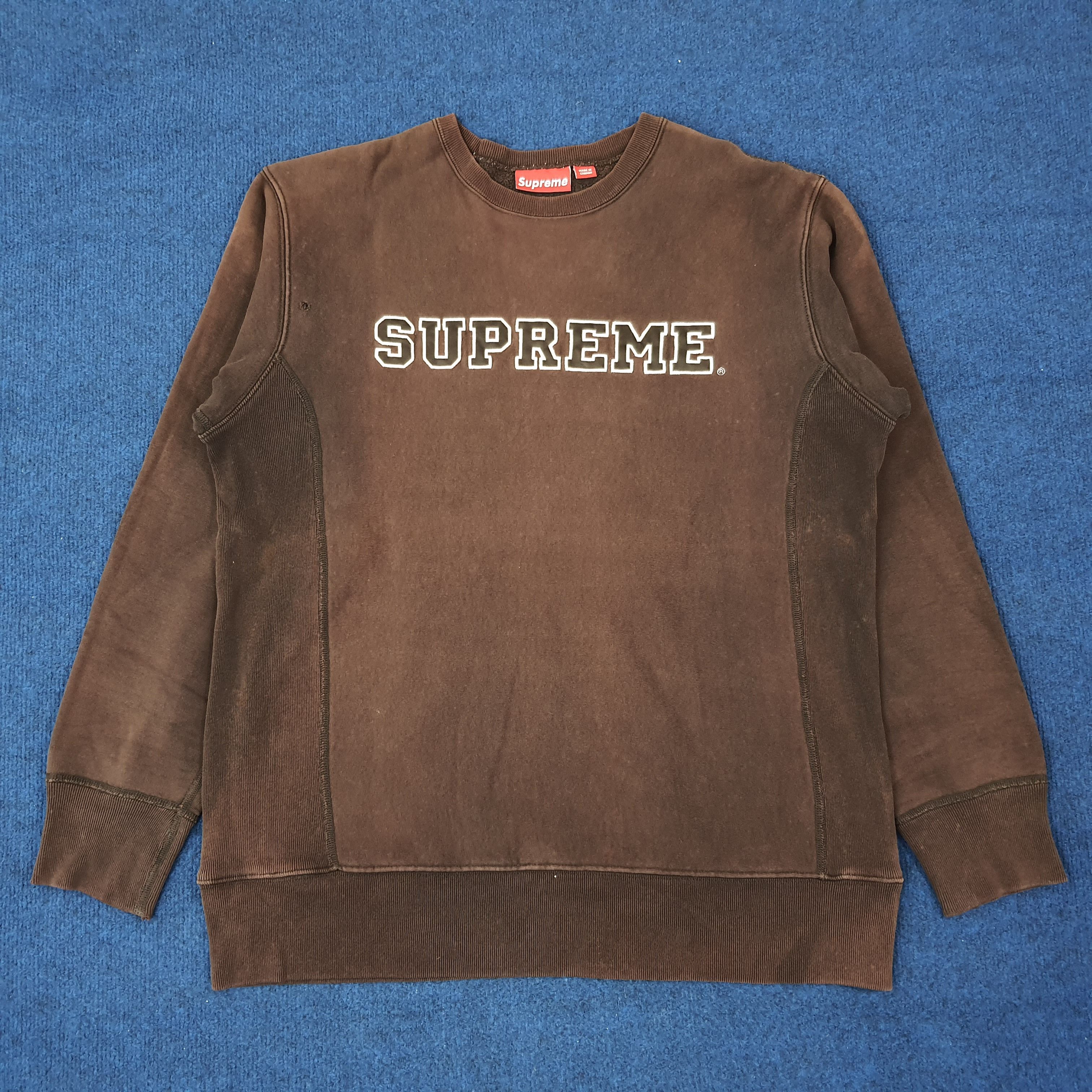 Supreme Vintage Supreme Streetwear Sweatshirt C242N15 Size US L / EU 52-54 / 3 - 1 Thumbnail