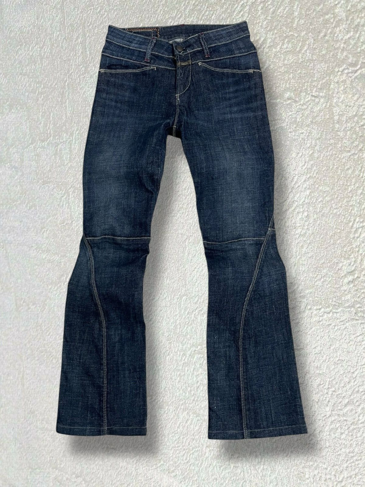 Vintage Deisgner Marithe Francois Girbaud Flared Denim