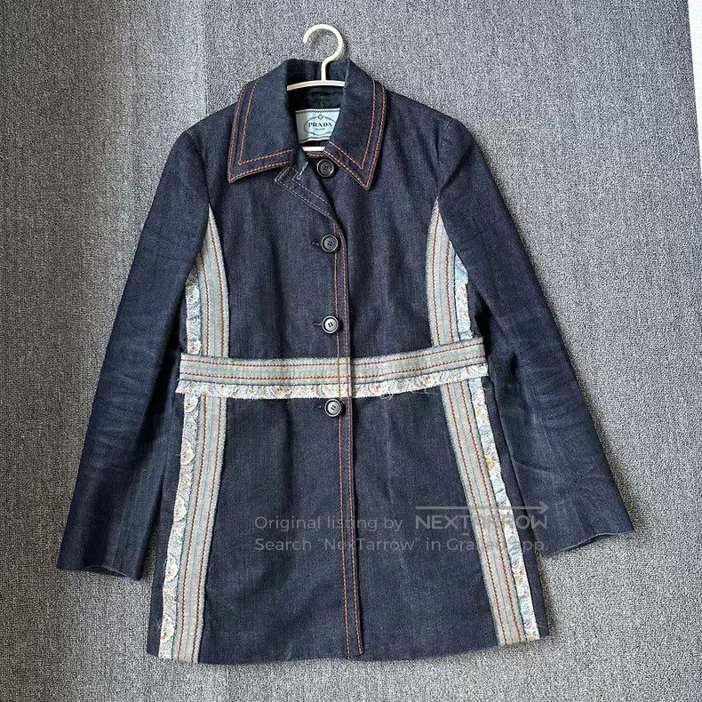 Prada Prada Denim coat Size S / US 4 / IT 40 - 1 Thumbnail