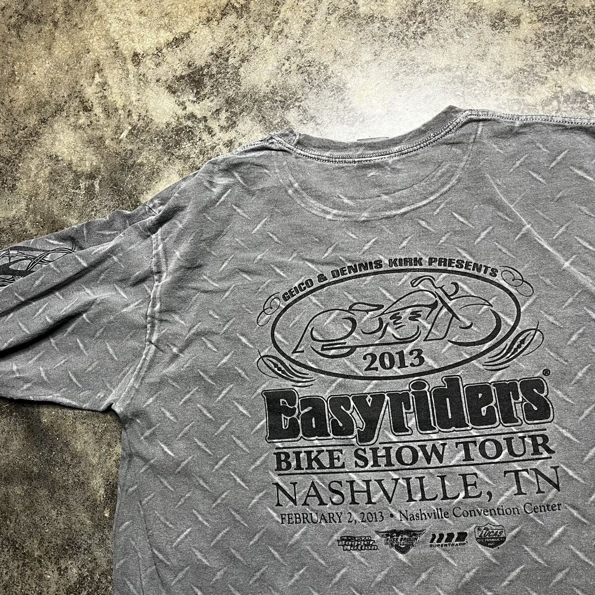 Vintage vintage easyriders choppers longsleeve steel tshirt Size US XL / EU 56 / 4 - 2 Thumbnail