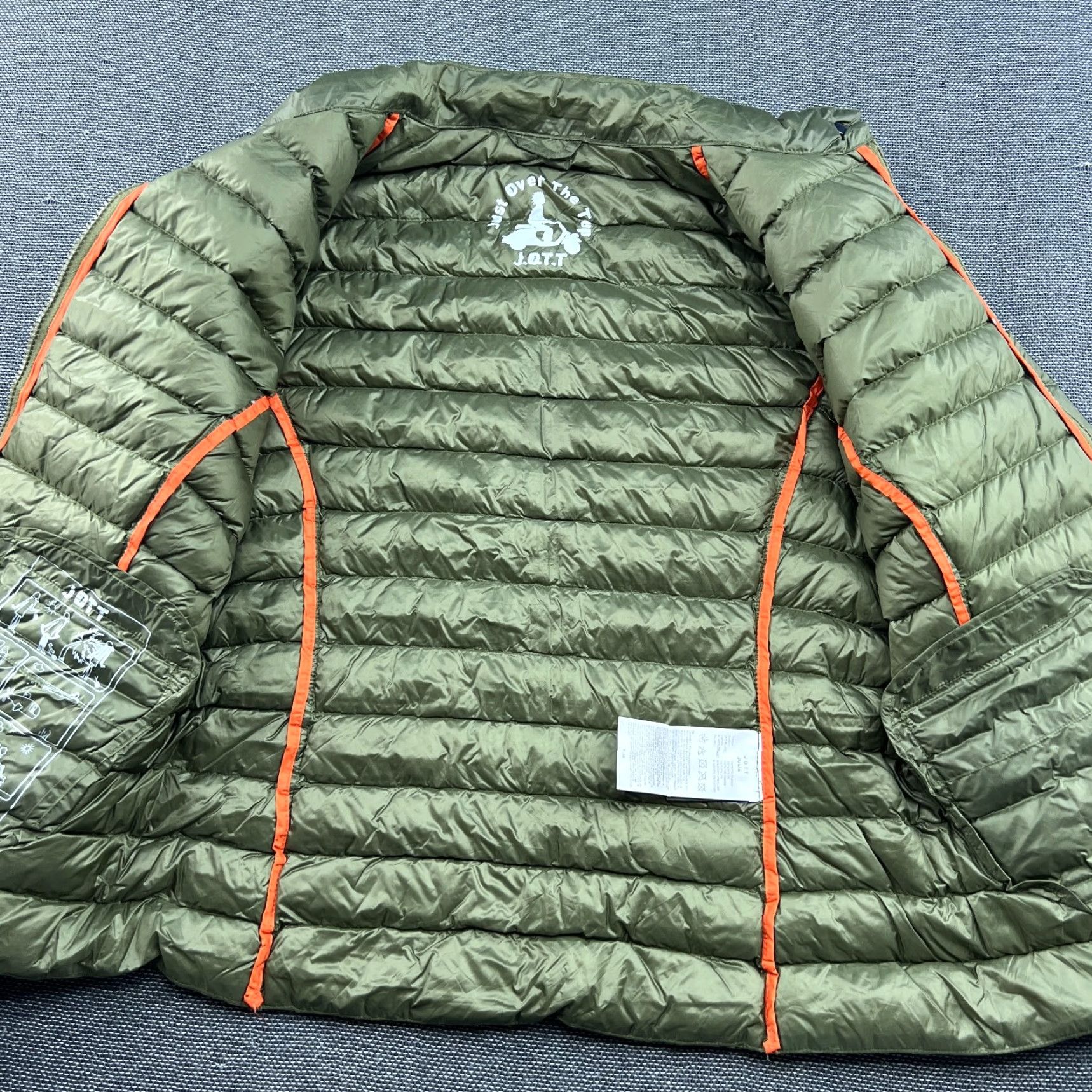 Vintage JOTT Just Over The Top Down Puffer Jacket Womens Medium Olive Green Julie Jacket Size M / US 6-8 / IT 42-44 - 6 Thumbnail