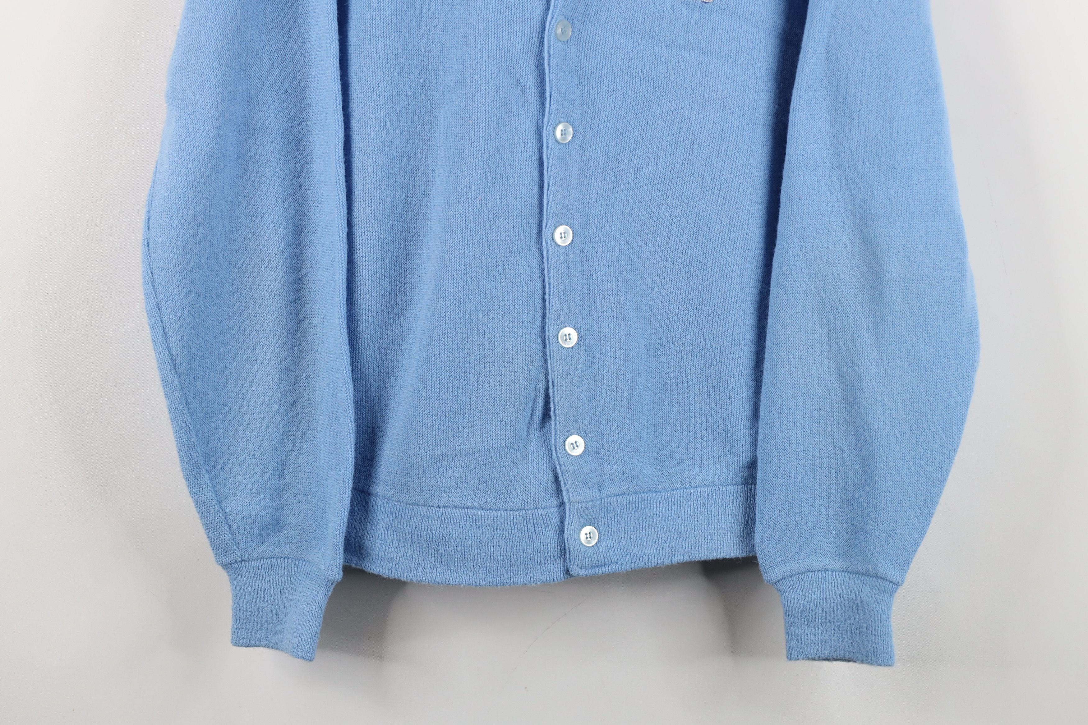 Vintage Vintage 60s 70s Streetwear Sweater Carolina Blue USA Size US L / EU 52-54 / 3 - 3 Thumbnail