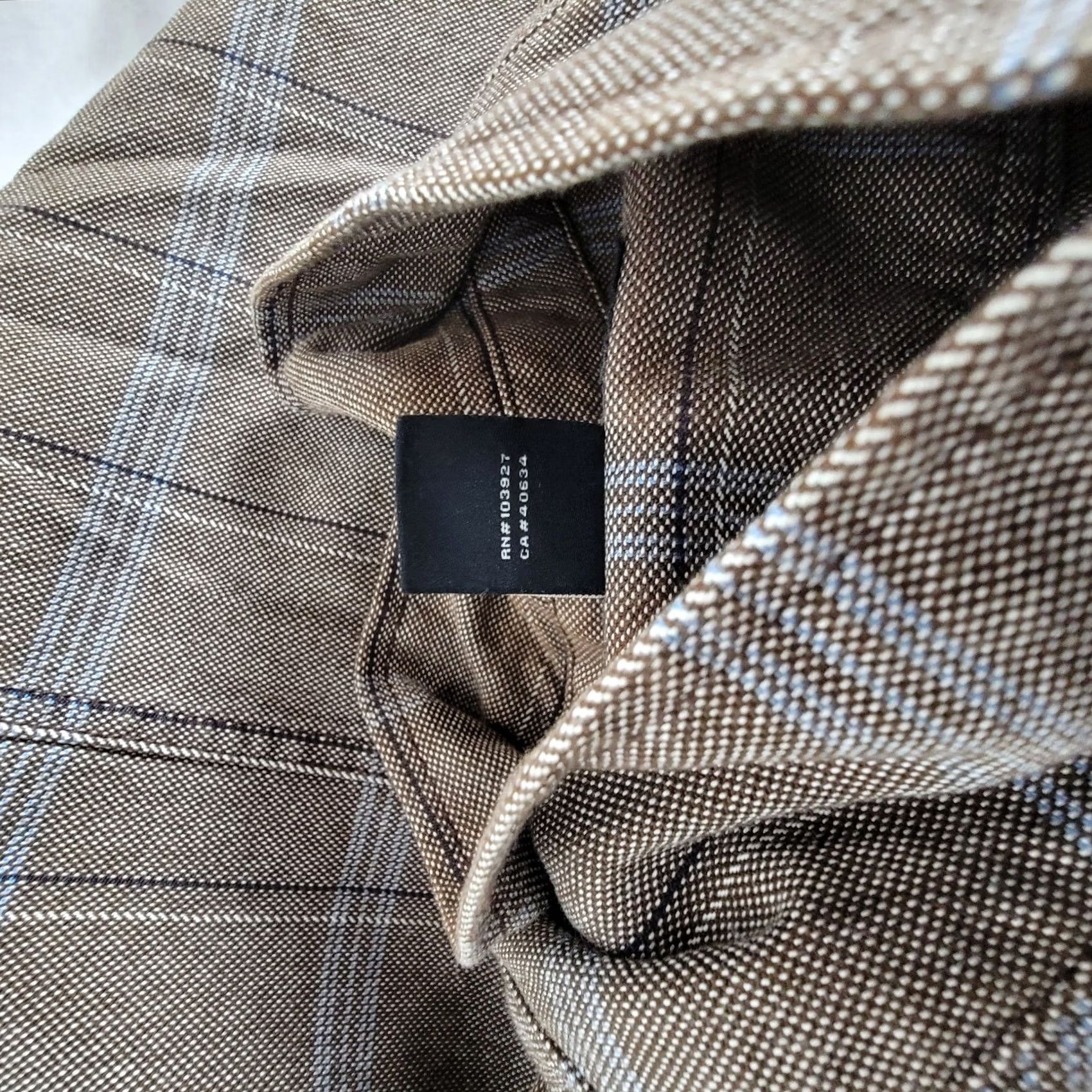 Marc by Marc Jacobs MARC By MARC JACOBS Men’s Tartan Check Denim Jacket Cotton XL Size US 36 / EU 52 - 4 Thumbnail