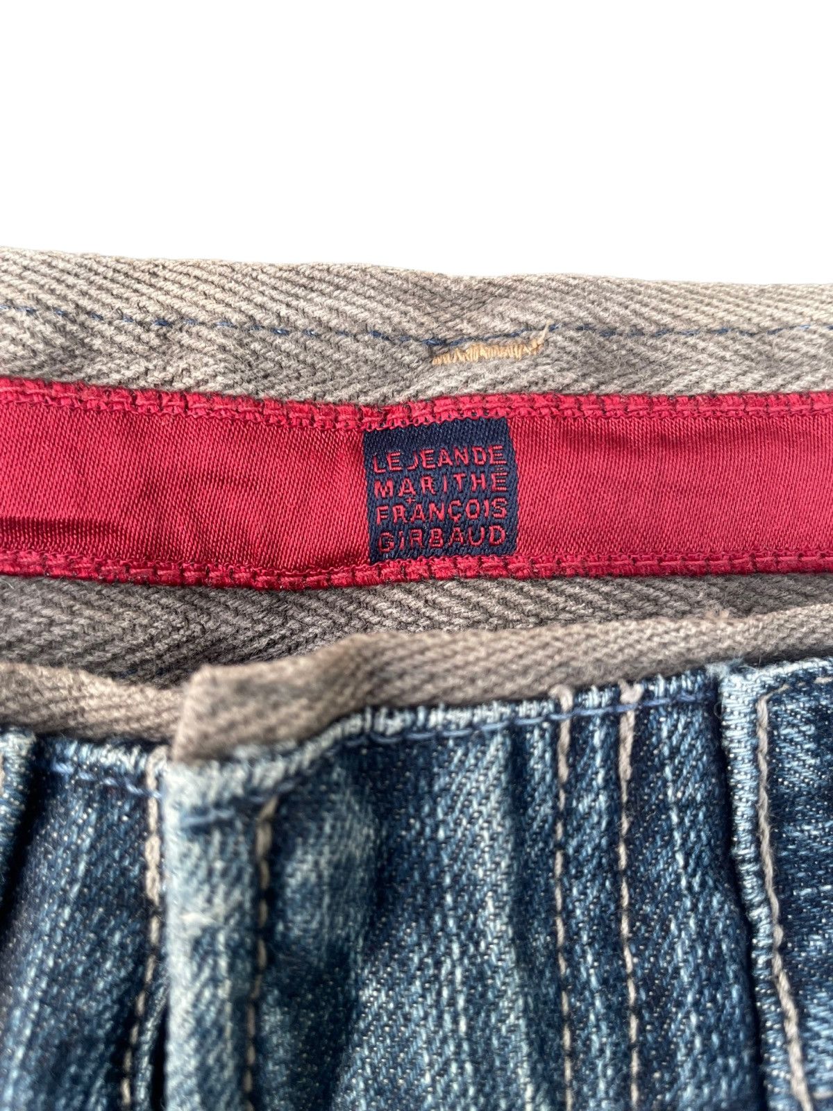 Marithe + Francois Girbaud Marithe Francois Girbaud Steel Lock Distressed Jeans Denim Size US 30 / EU 46 - 14 Thumbnail