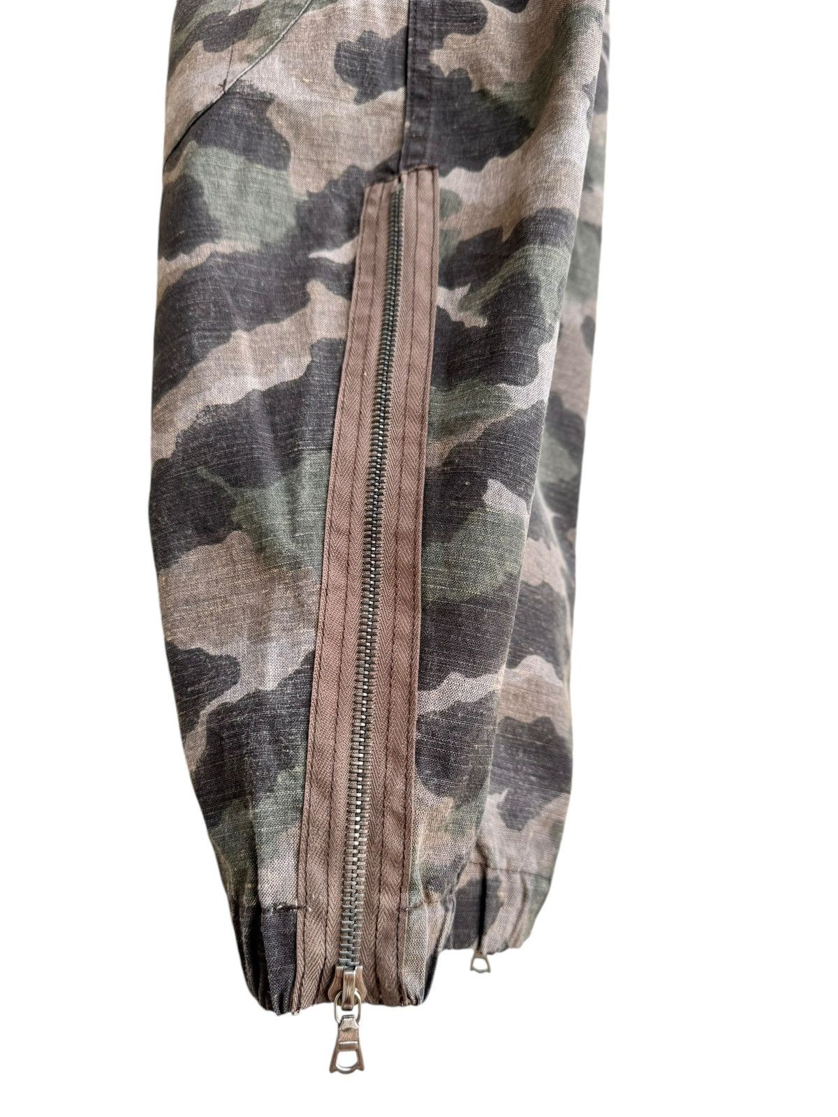 A.P.C. × Japanese Brand Vintage Woodland Camo APC zipper Leg Pants Size US 30 / EU 46 - 9 Thumbnail