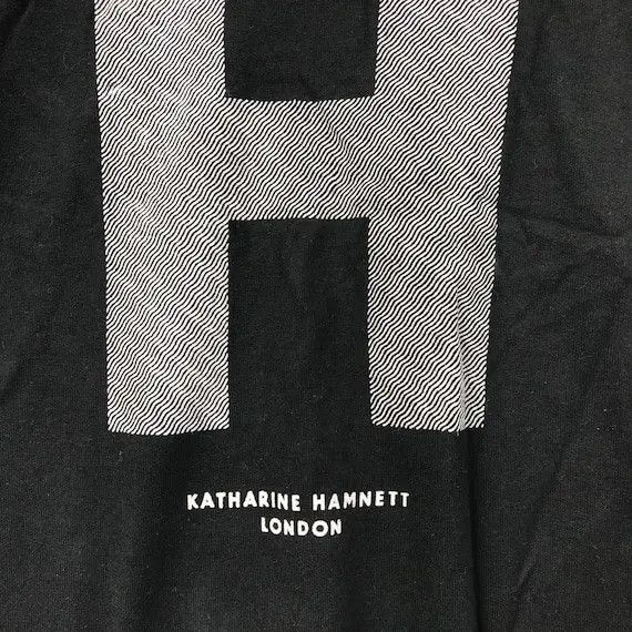 Katharine Hamnett London Vtg KATHARINE HAMNETT LONDON Tee Shirt Long Sleeve Pullover Size M / US 6-8 / IT 42-44 - 5 Thumbnail