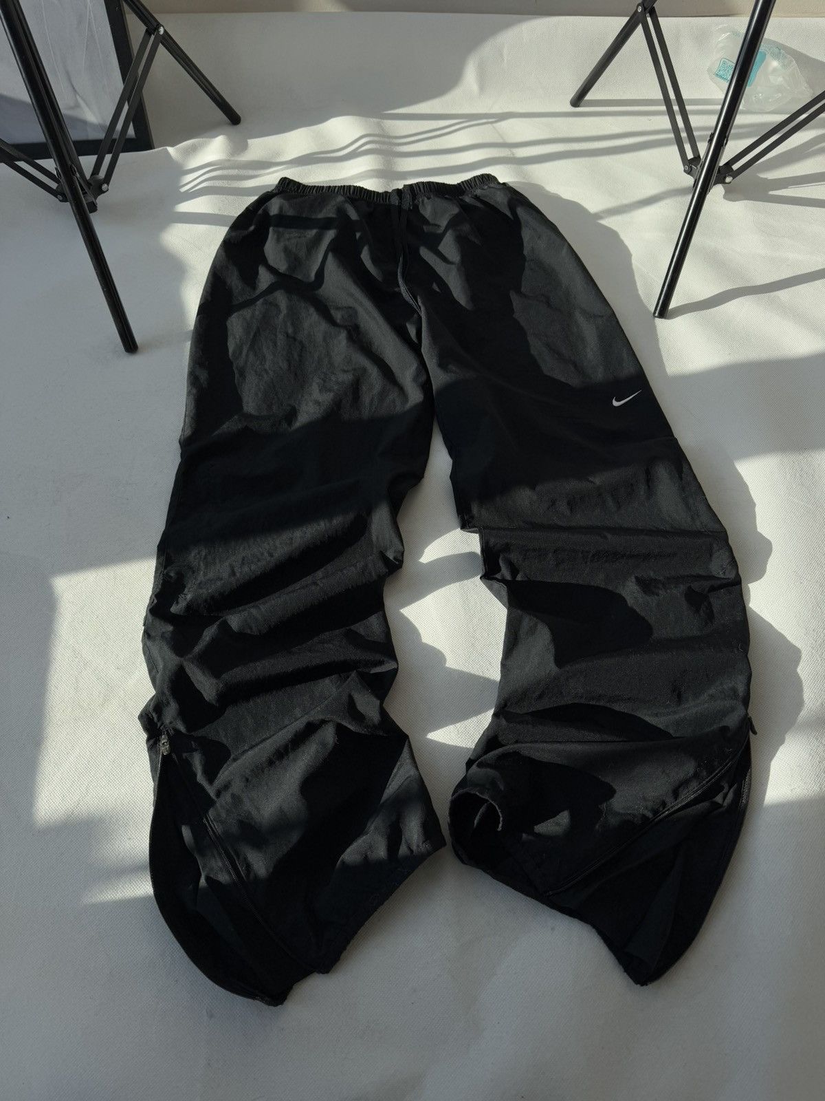 Nike Baggy Vintage Y2K Nylon Track Pants Joggers Hype XL