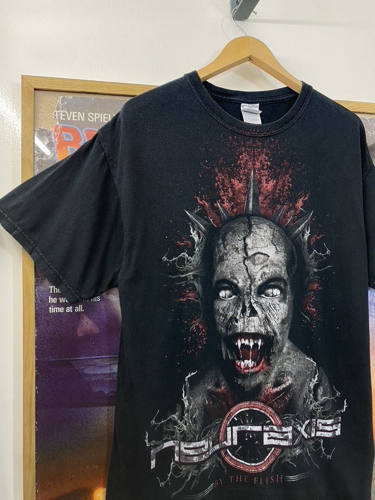 Gildan 2011 Neuraxis By The Flesh Asylon Promo Metal Band T Shirt Size US L / EU 52-54 / 3 - 5 Thumbnail