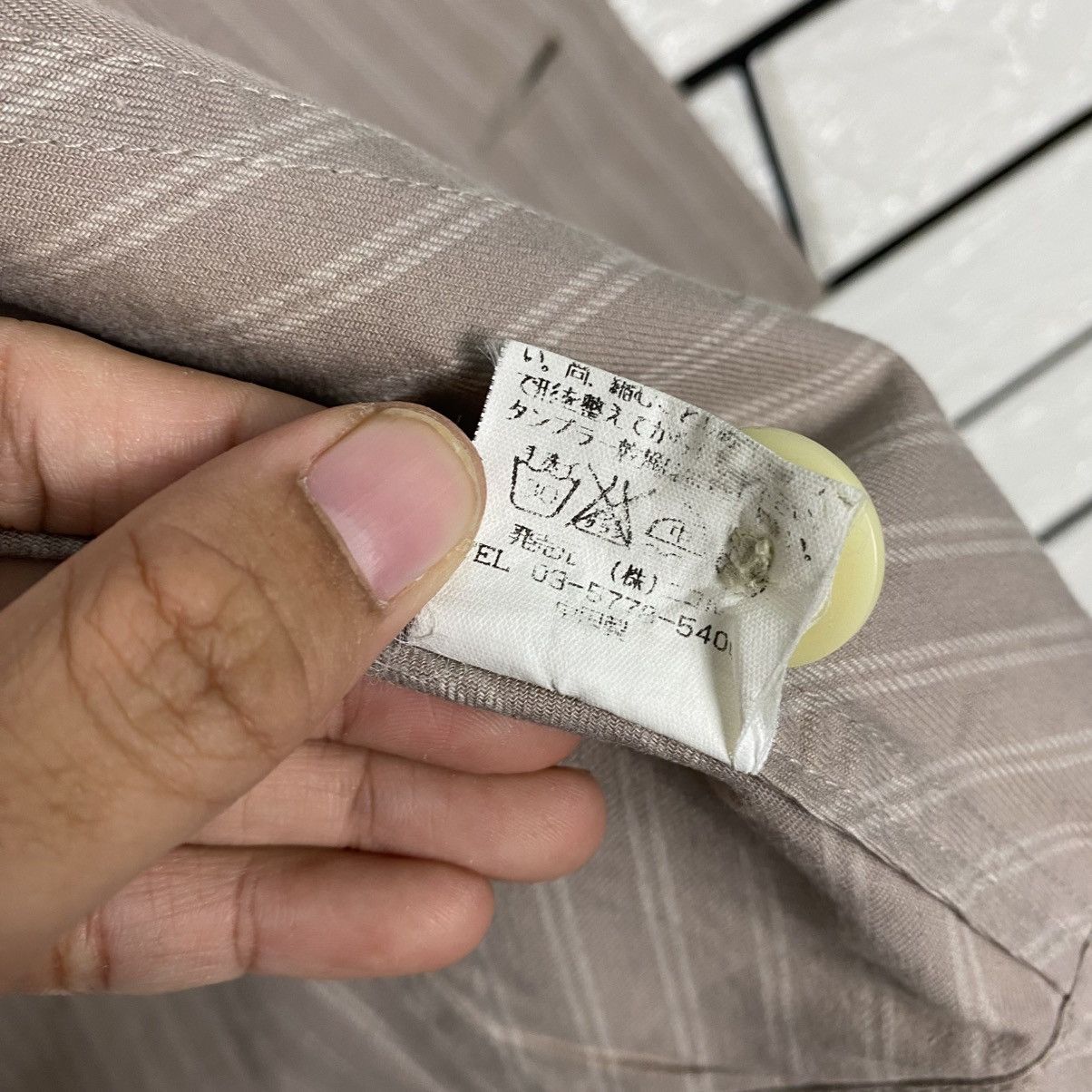 Issey Miyake 📌Vintage Hickory Chore Work Jacket Nicole Club For Men Size US M / EU 48-50 / 2 - 20 Thumbnail