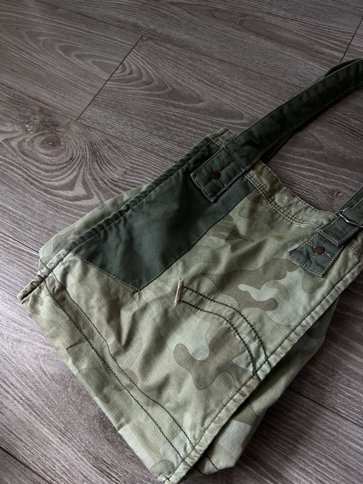 G-Star ‼️Vintage G Star Raw 2301 Military Army Combat Shoulders Bag‼️ Size ONE SIZE - 8 Thumbnail