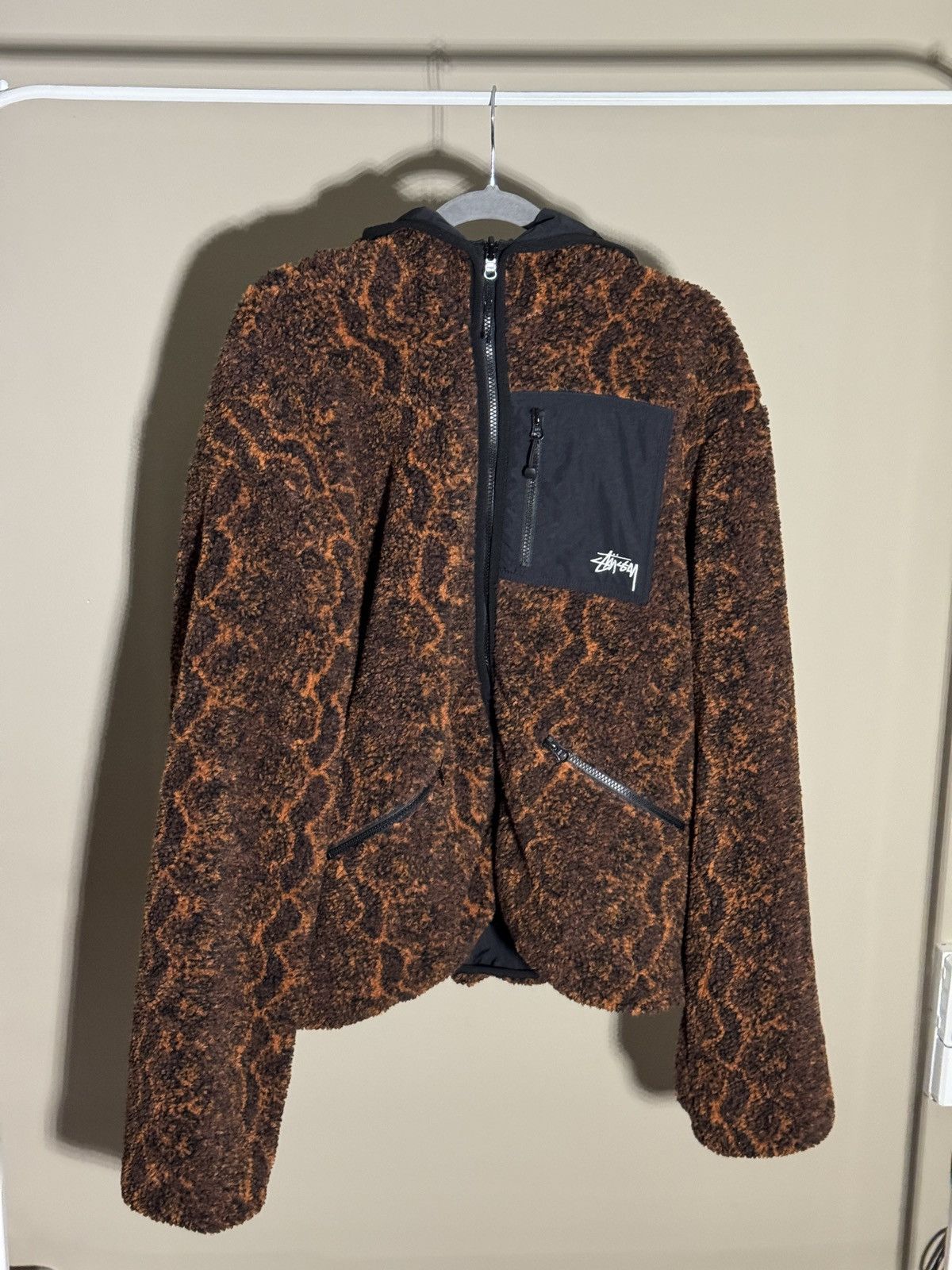 ジャケット・アウター Stussy Club Jacket Coated Cotton Stussy Stussy club jacket coated cotton brown sz large | Grailed