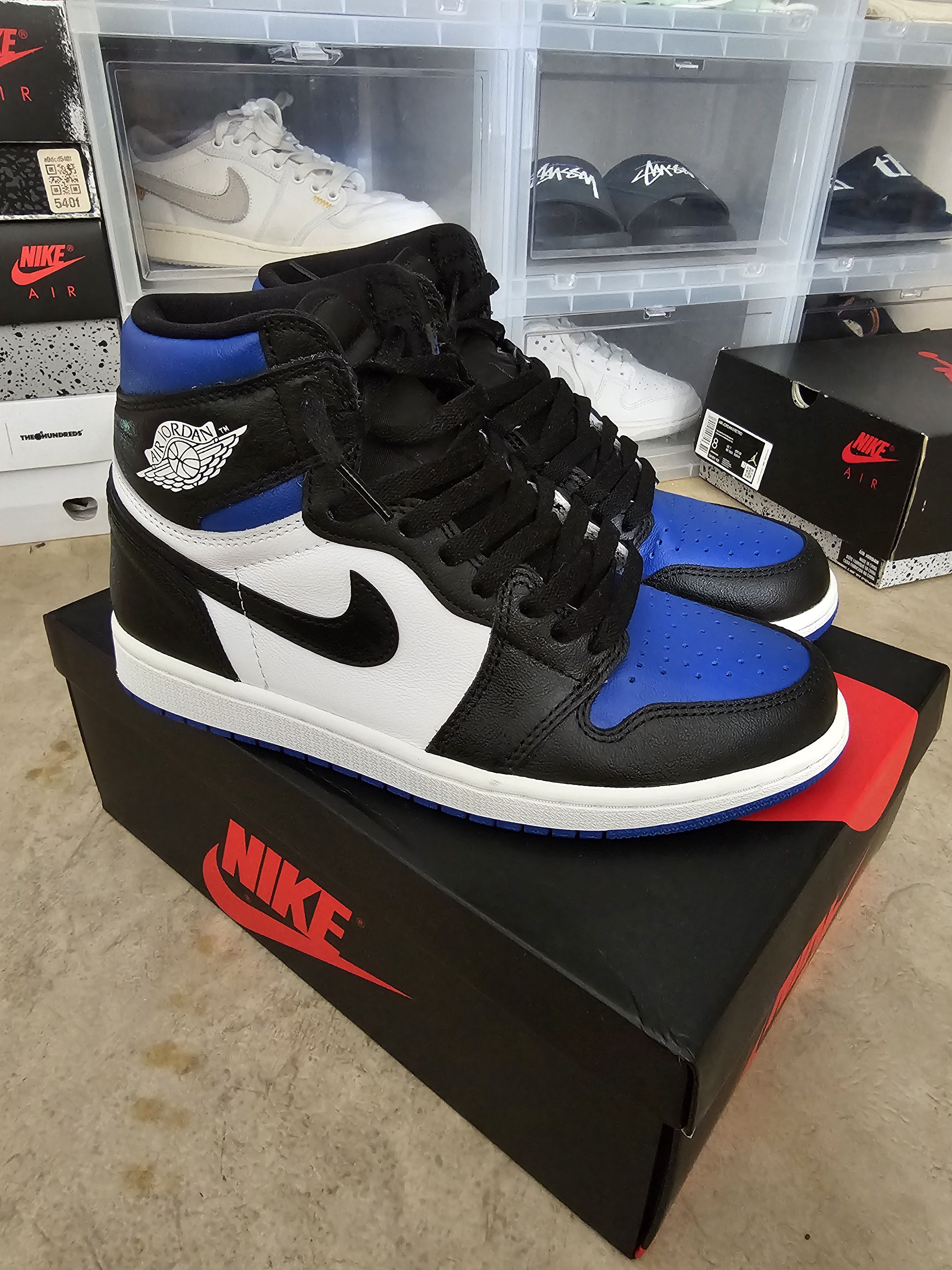 Jordan Brand Jordan 1 OG Royal Toe Size US 8 / EU 41 - 3 Thumbnail