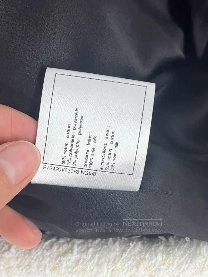 Chanel Chanel Classic black and white jacket Size XXS / US 00 / IT 34 - 7 Thumbnail