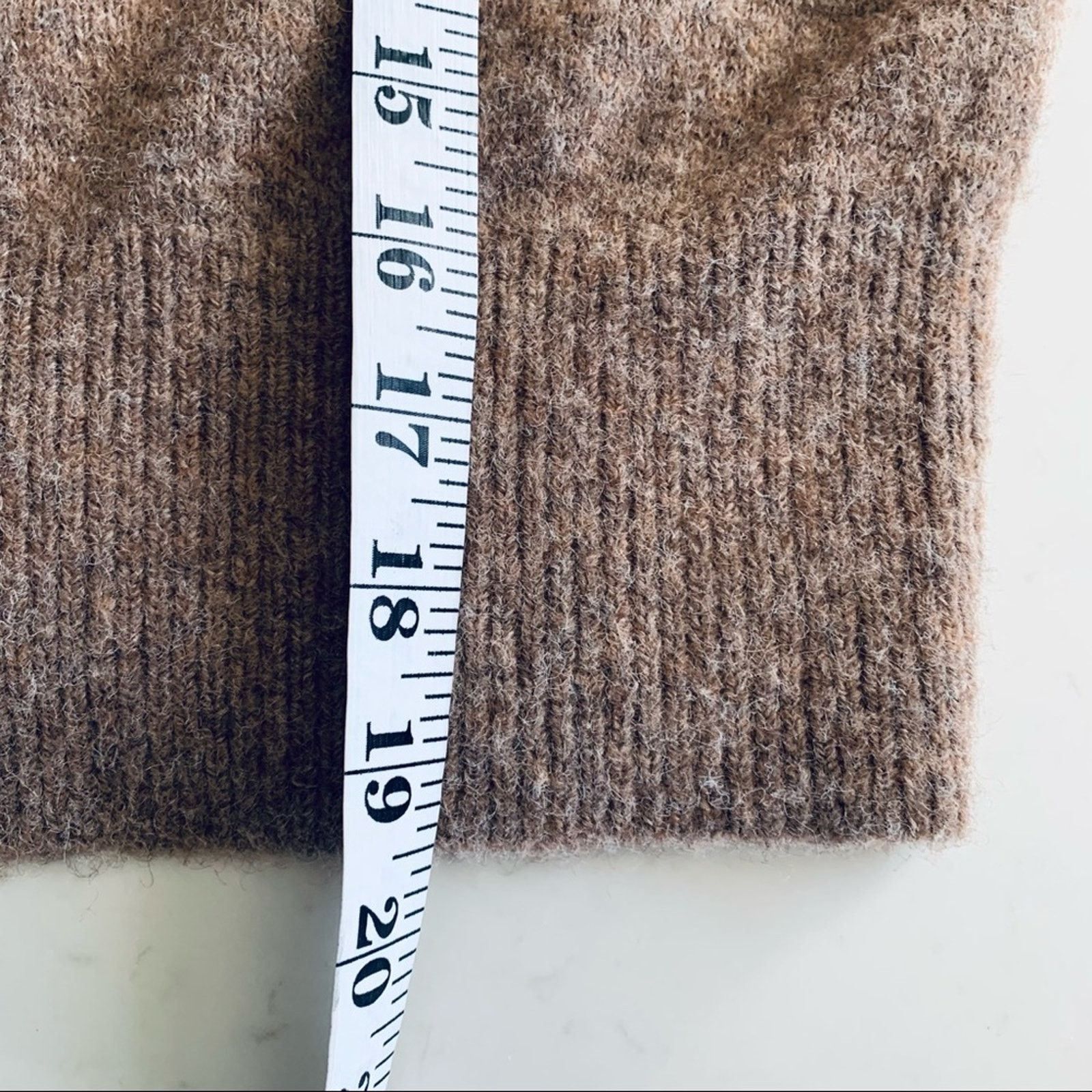 Zara Zara wool blend brown sweater with contrasting collar Small Size S / US 4 / IT 40 - 11 Thumbnail