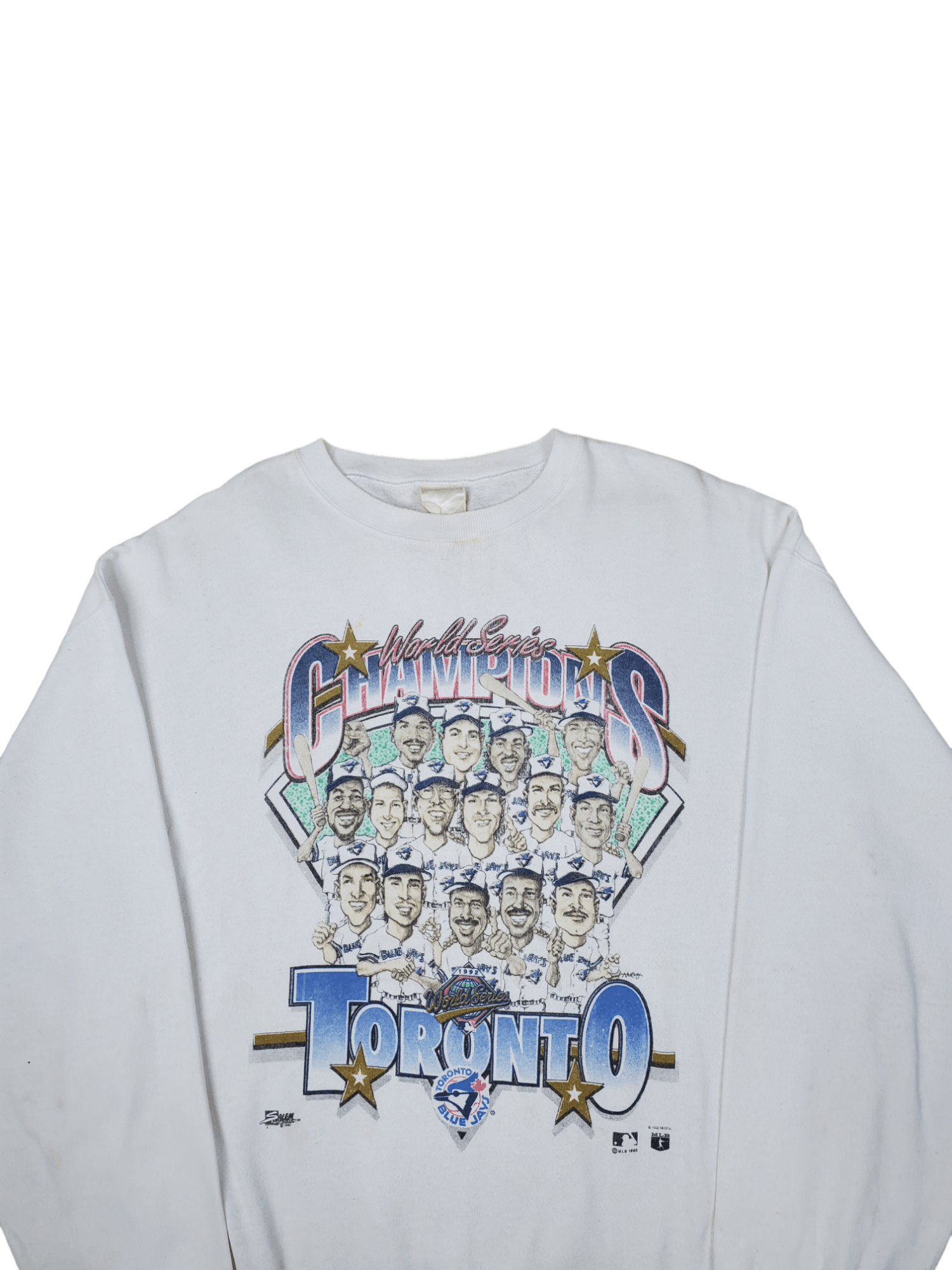 MLB × Salem Sportswear × Vintage Vintage 90s Blue Jays Toronto Champions Size US L / EU 52-54 / 3 - 3 Thumbnail
