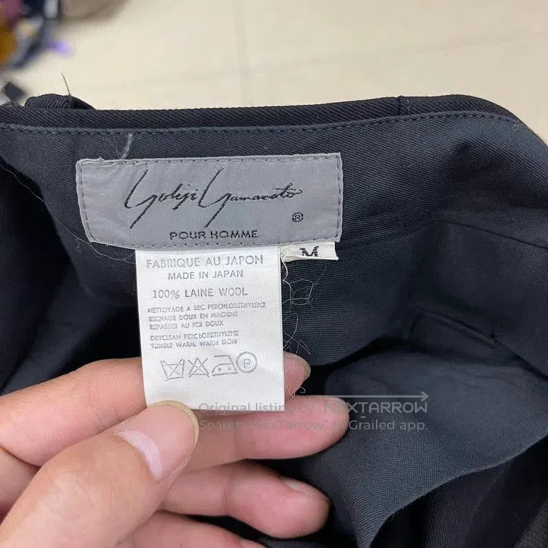 Yohji Yamamoto Yohji Yamamoto Wool Black Shorts Size US 30 / EU 46 - 4 Thumbnail