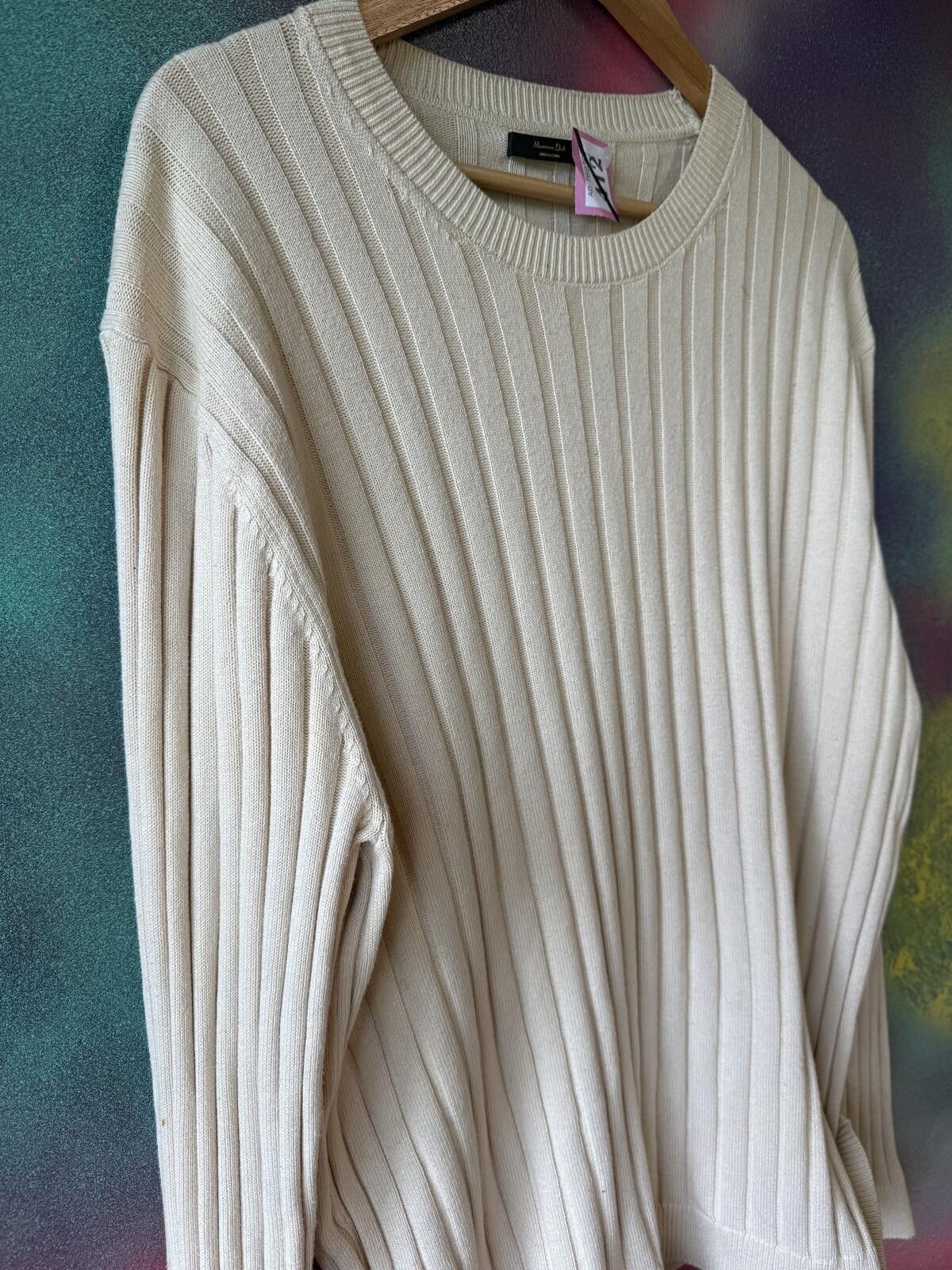 Other Massimo dutti cream ribbed knit jumper Size XL / US 12-14 / IT 48-50 - 5 Thumbnail