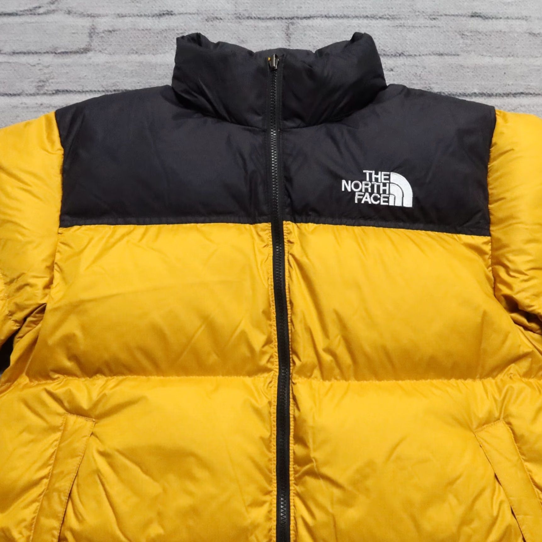 The North Face 1996 North Face Nuptse Quilted Down Jacket Mens L Mustard Yellow Size US L / EU 52-54 / 3 - 2 Thumbnail