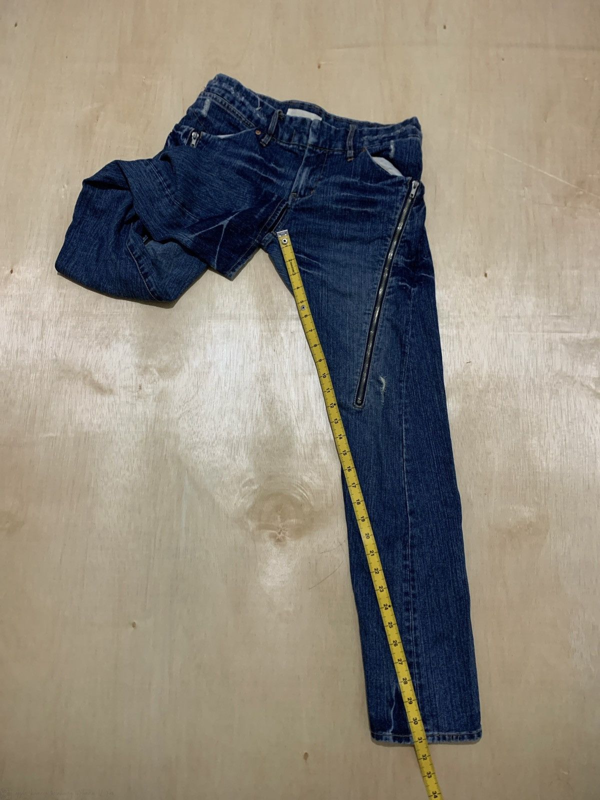 Hysteric Glamour Y2k Olive des Olive Multi Zipper Jeans Size US 32 / EU 48 - 16 Thumbnail