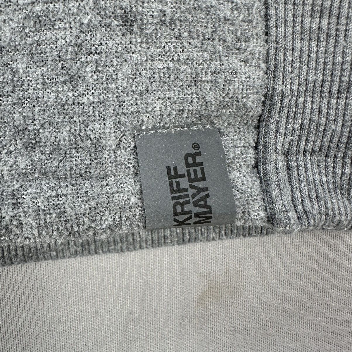 American Apparel × Designer × Japanese Brand Kriff Mayer Big Spellout logo Fleece Zipper Jacket for Kid Size US XXS / EU 40 - 10 Thumbnail