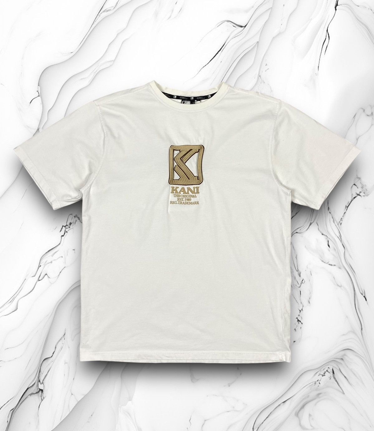 Karl Kani Karl Kani Embroidered Center Logo Hip Hop Rap T Shirt Size US L / EU 52-54 / 3 - 1 Thumbnail