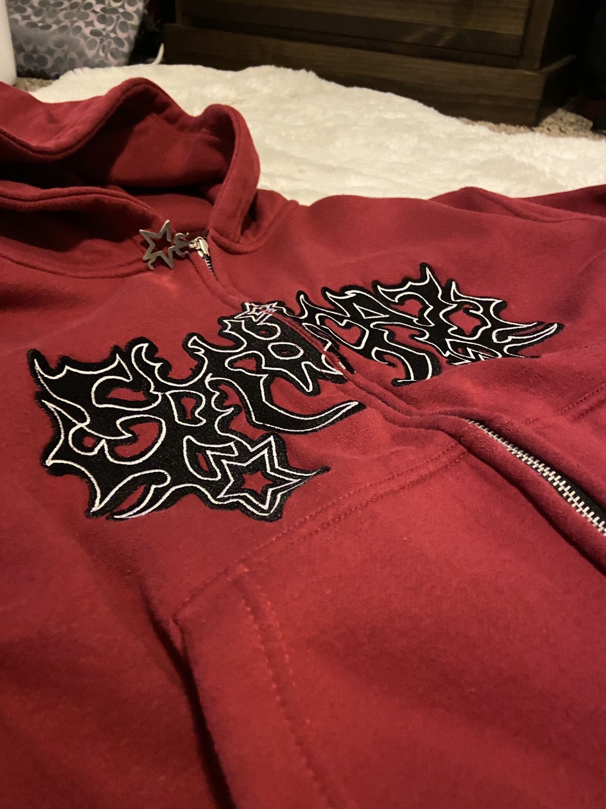 SYNICAL SYNICAL “Arched” Zip-up Maroon Red Size US M / EU 48-50 / 2 - 3 Thumbnail