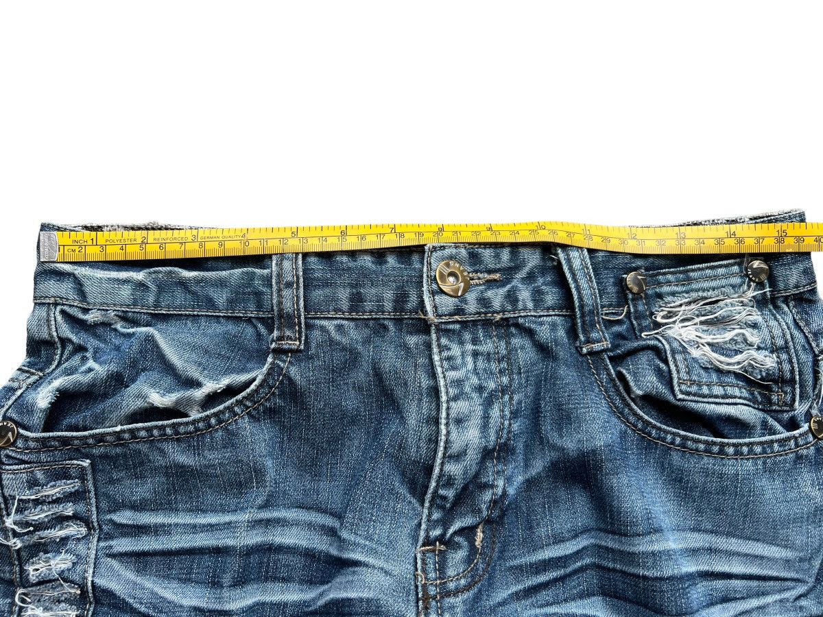 Other Conguzo Bondage Patchwork Distressed Baggy Denim Jeans 31x33 Size US 31 - 11 Thumbnail