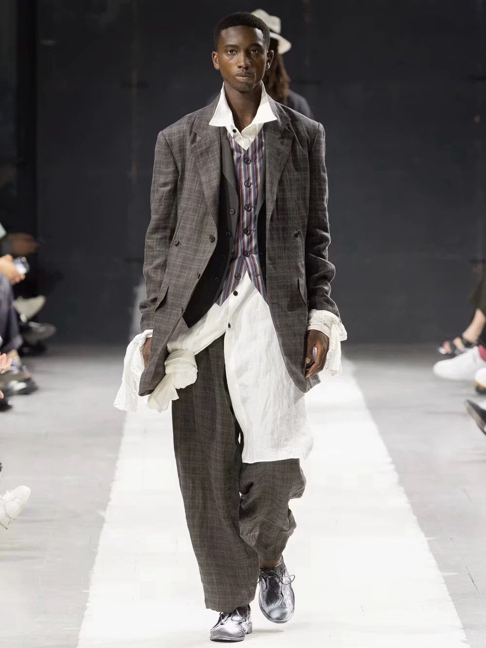 Yohji Yamamoto Yohji Yamamoto 24ss Vntg Dbl Collar Knot Linen Shirt Size US XL / EU 56 / 4 - 1 Thumbnail