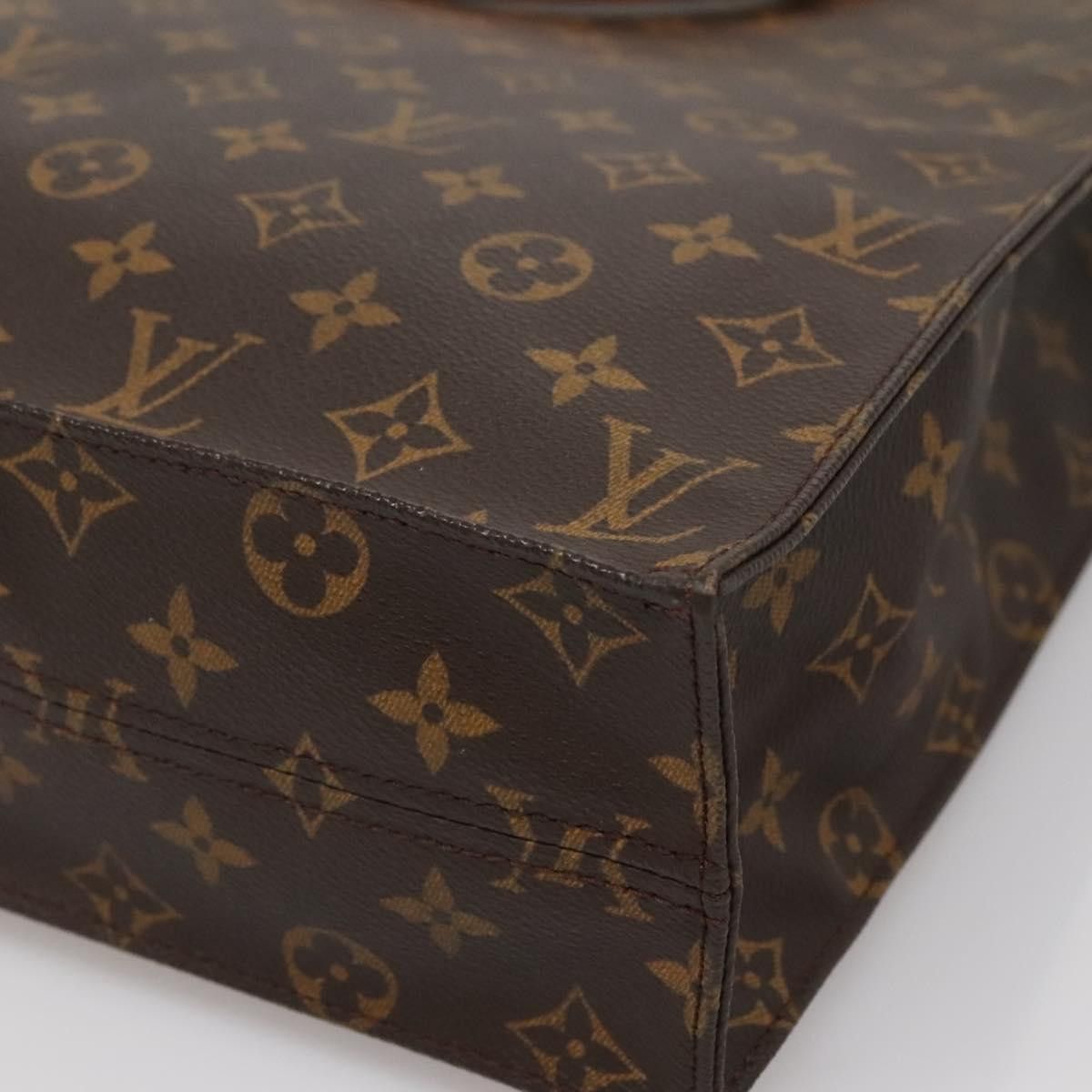 Louis Vuitton LOUIS VUITTON Monogram Sac Plat Hand Bag M51140 Size ONE SIZE - 15 Thumbnail